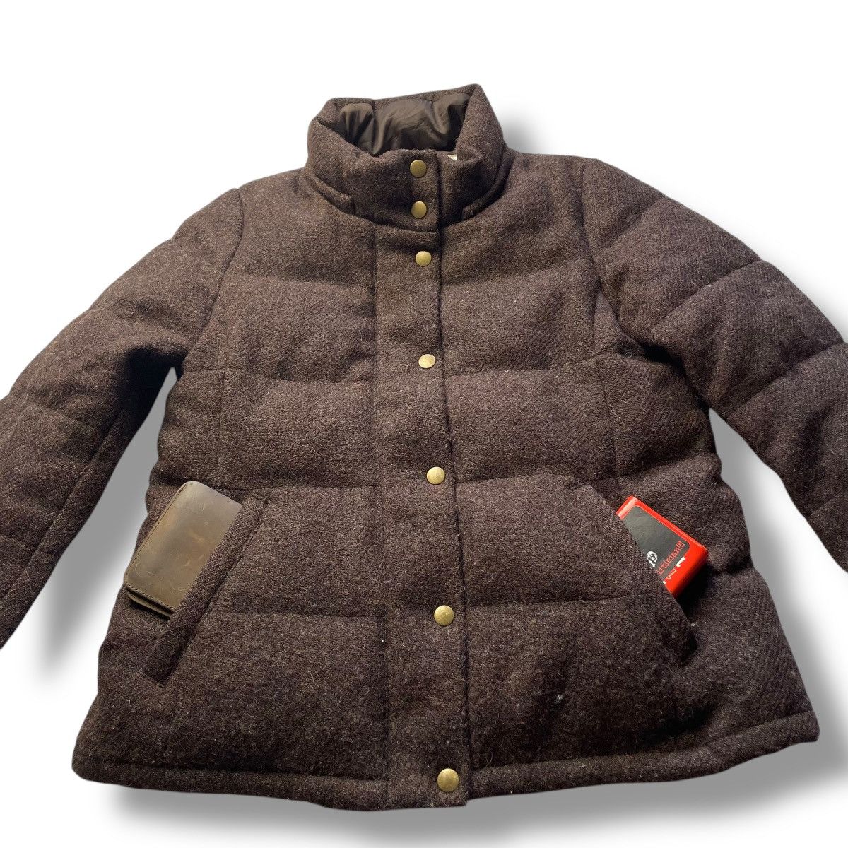 Harris Tweed HARRIS TWEED x EARTH MUSIC & ECOLOGY WOOL DOWN JACKET Size M / US 6-8 / IT 42-44 - 7 Thumbnail