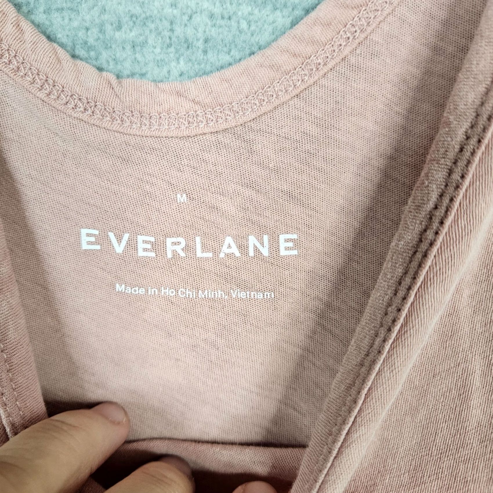 Everlane Everlane Tank Top Shirt Cotton Blend Pink Size M Womens Short Sleeve Regular All Seasons Size M / US 6-8 / IT 42-44 - 4 Thumbnail