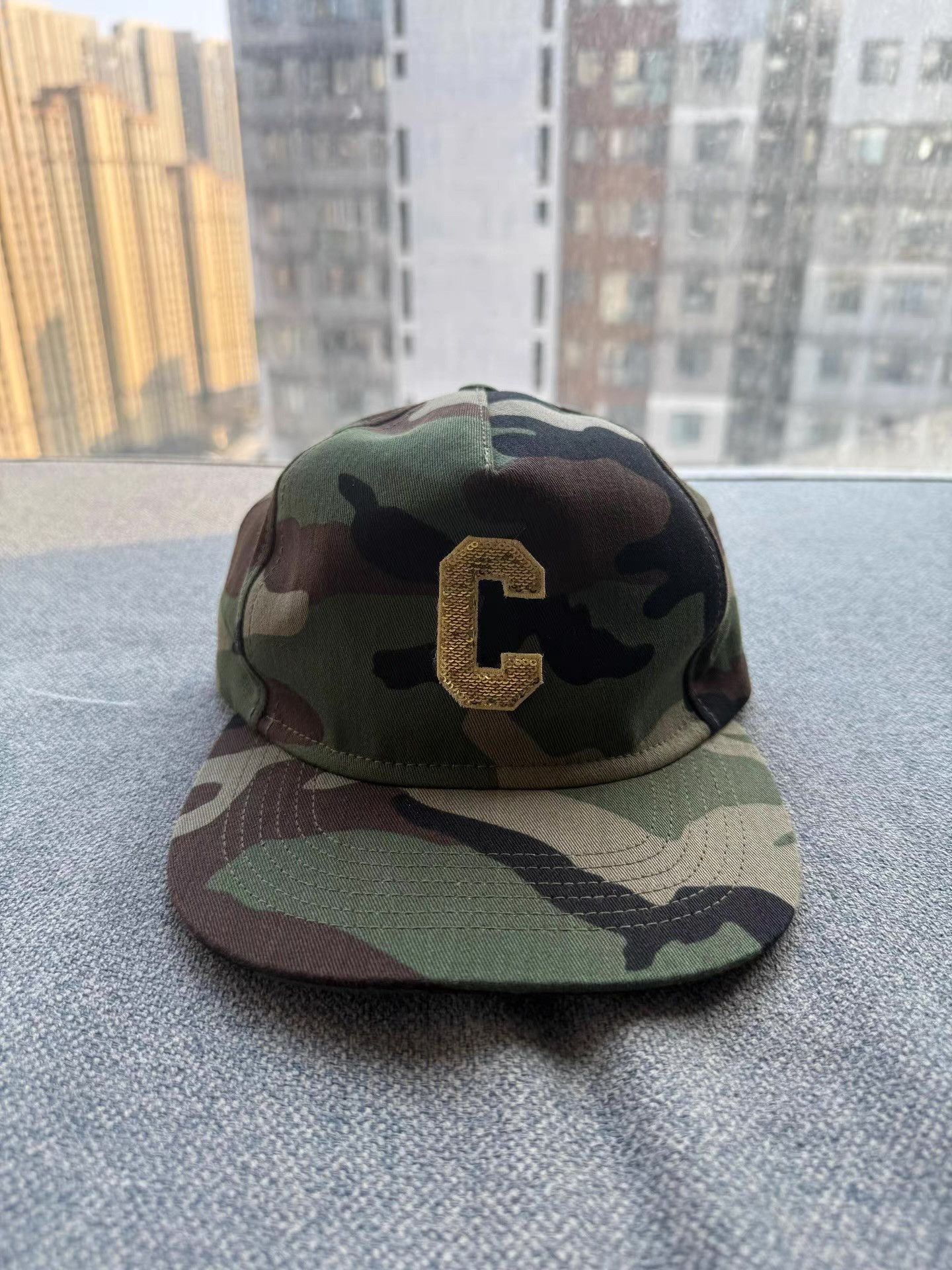 Celine Celine Camouflage Cap Q17 Size ONE SIZE - 3 Thumbnail
