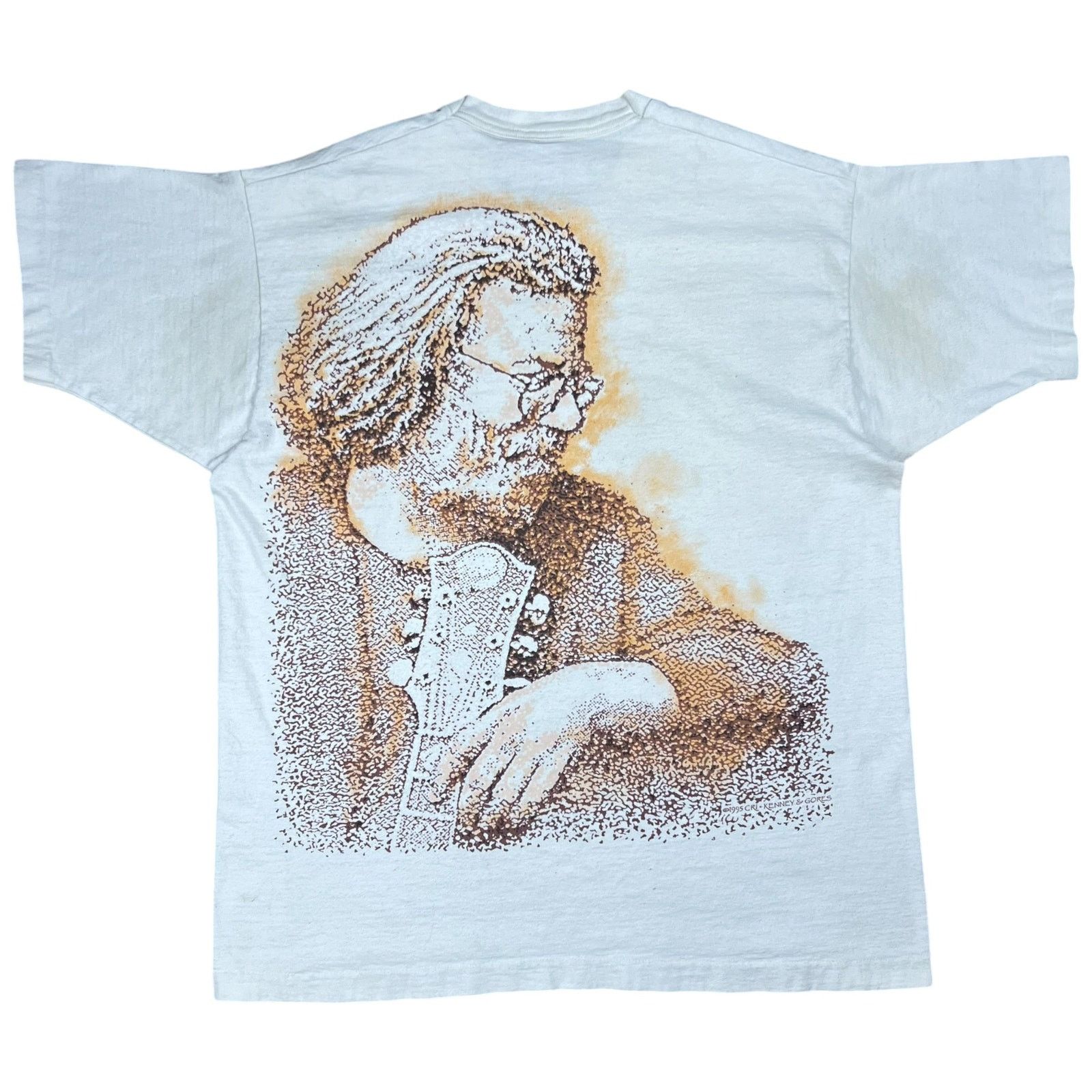 Band Tees × Grateful Dead × Vintage 1995 Liquid Blue Jerry Garcia Grateful Dead AOP band tee Size US XL / EU 56 / 4 - 7 Thumbnail