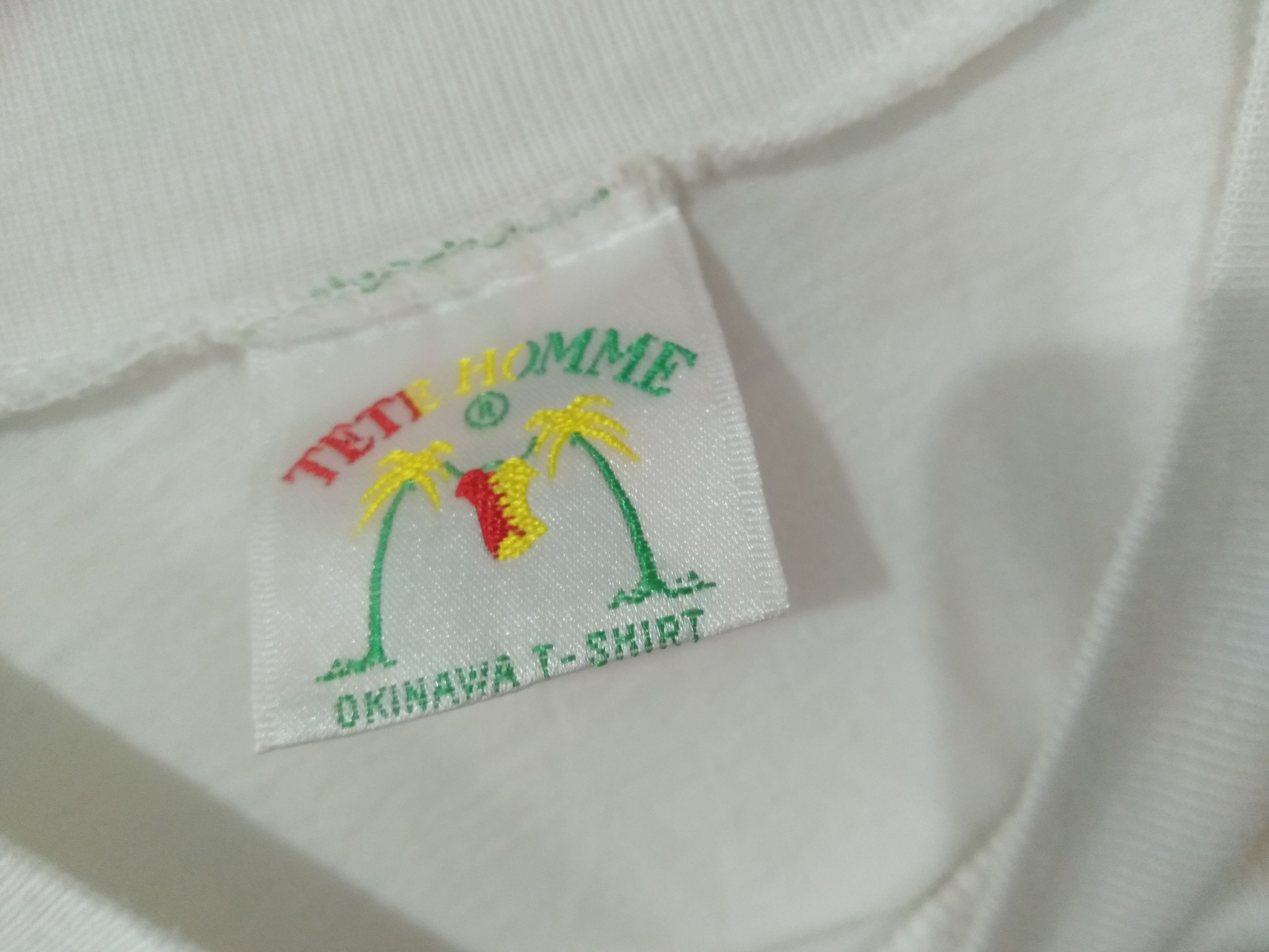Vintage Japanesse T shirt Teti Home Okinawa Boston 359 Big Logo V Size US L / EU 52-54 / 3 - 2 Thumbnail