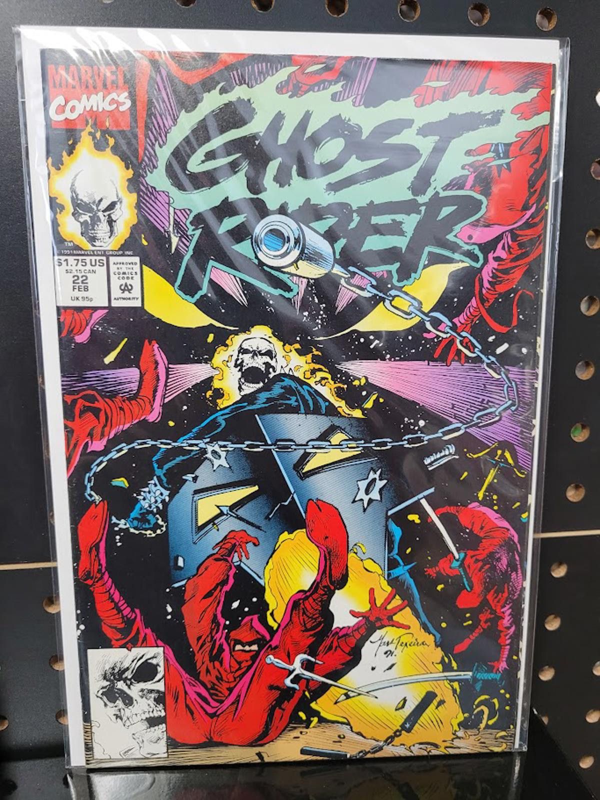 Marvel Comics Ghost Rider #22 published by Marvel Comics in February 1992 Size ONE SIZE - 1 Preview