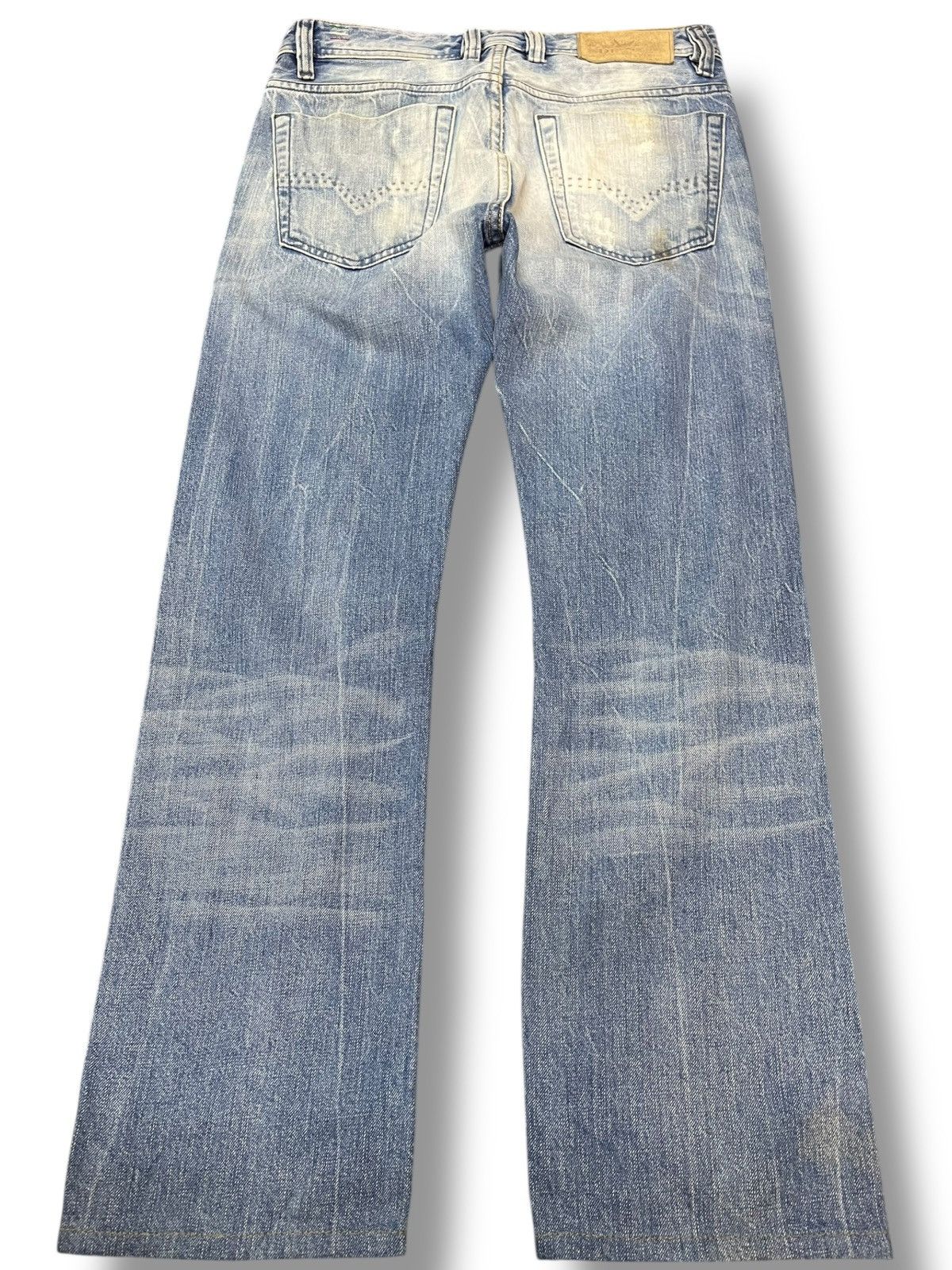 Beauty Beast × Diesel × Diesel Black Gold Vintage Diesel Viker-R-Box Faded Distressed Denim Size US 29 - 8 Thumbnail
