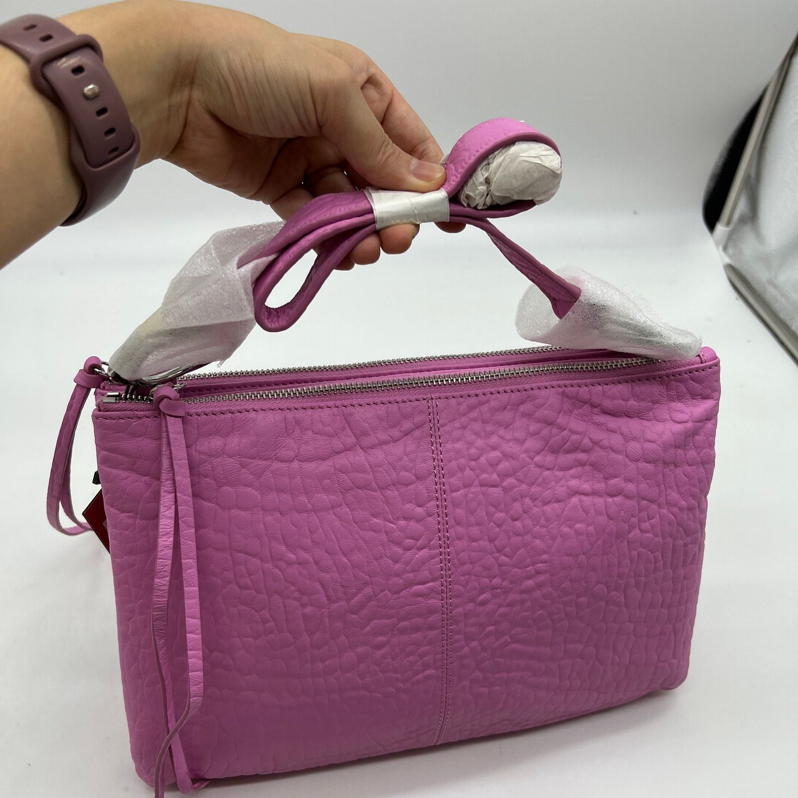 Other Vince Camuto Leather Livy Shoulder Bag Arresting Pink Size ONE SIZE - 2 Thumbnail