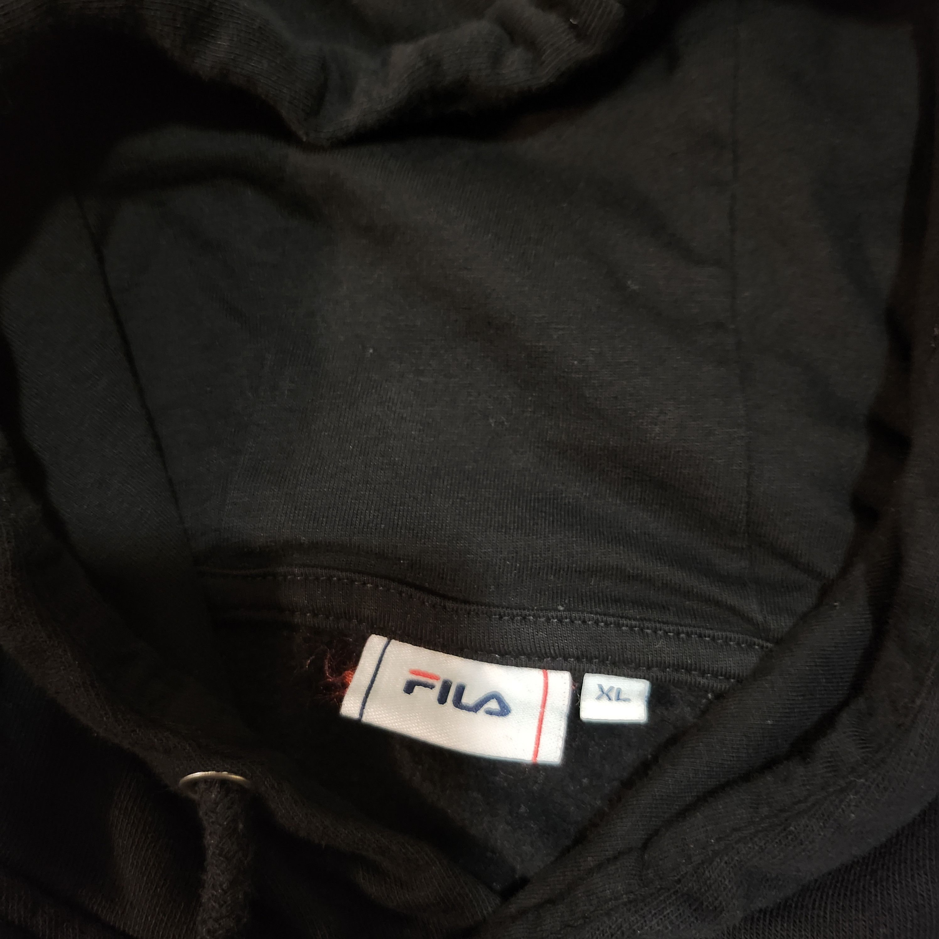 Fila Fila Embroidery Black Hoodie Size US XL / EU 56 / 4 - 4 Thumbnail