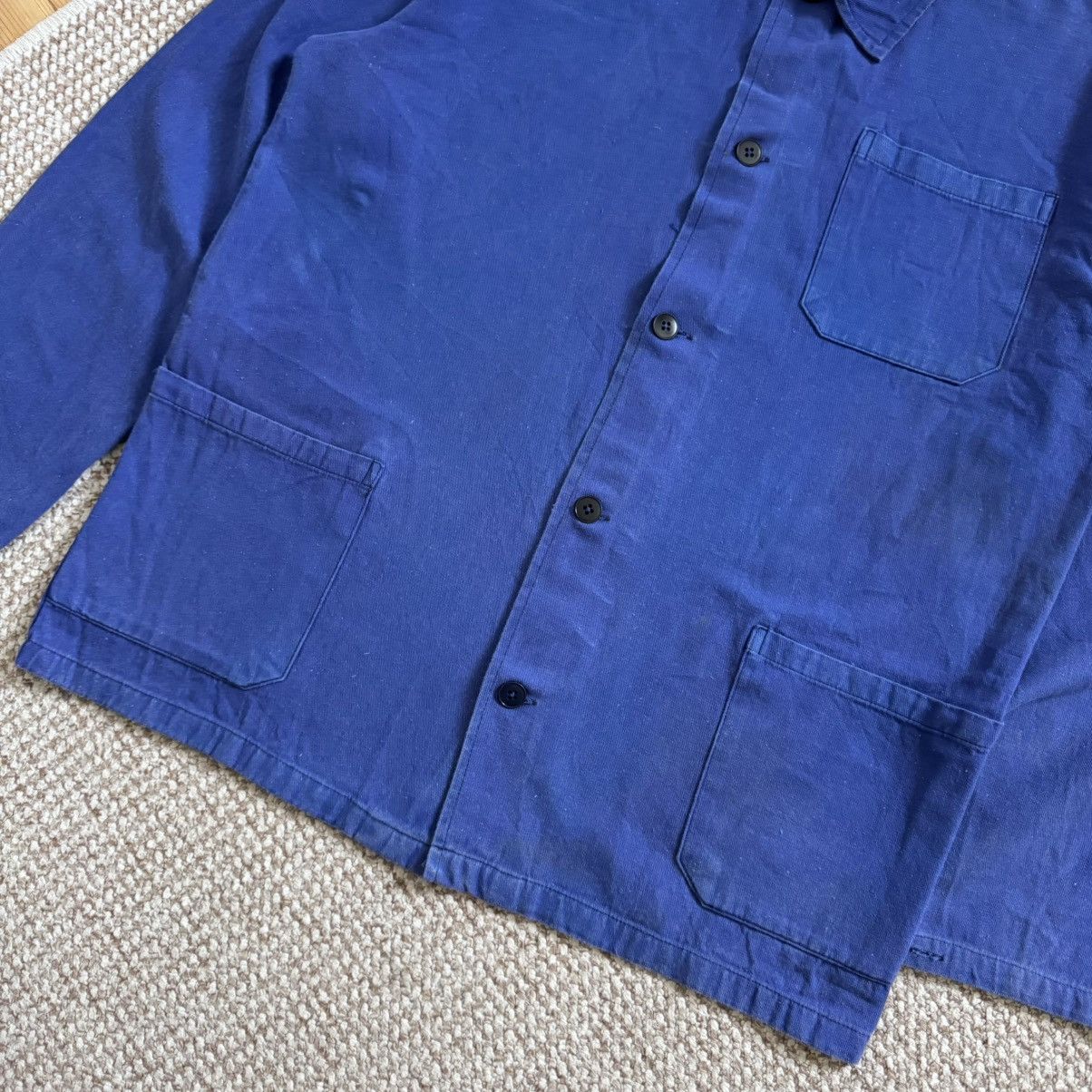 Le Laboureur French vintage faded chore sanfor works jacket Size US M / EU 48-50 / 2 - 5 Thumbnail