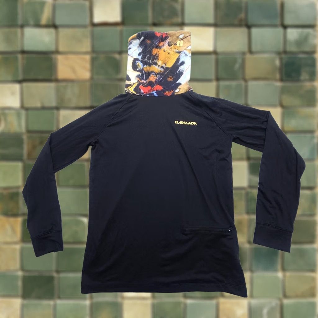 Layer 8 Armada Shirt Womens Medium Skiing Funnel Neck Long Sleeve Black Hideout Size M / US 6-8 / IT 42-44 - 1 Thumbnail