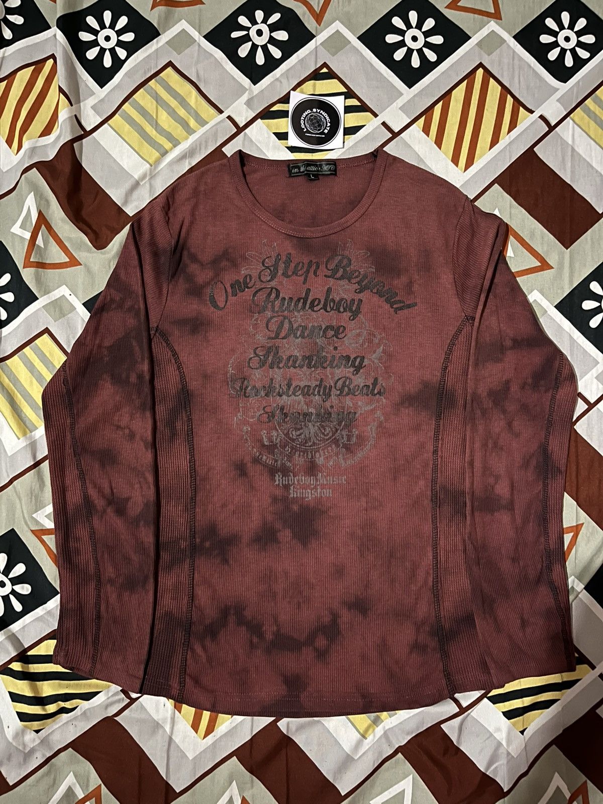 In The Attic × Japanese Brand × Vintage In The Attic Tie Dye Gothic Punk Longsleve Size US L / EU 52-54 / 3 - 1 Thumbnail