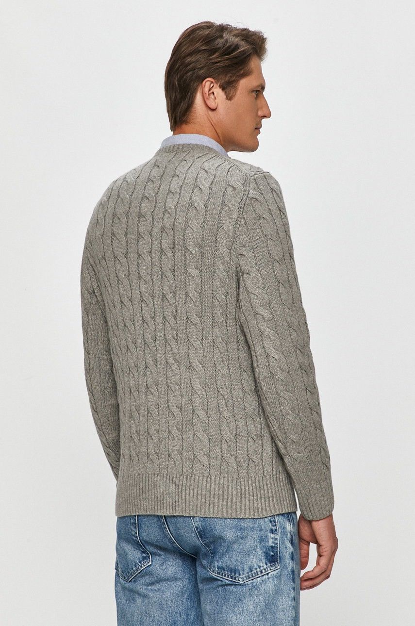 Polo Ralph Lauren Polo Ralph Lauren Cable Knit Cotton Sweater Gray M Size US M / EU 48-50 / 2 - 5 Thumbnail