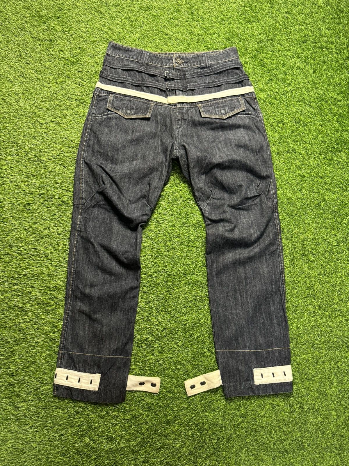 Japanese Brand × Marithe + Francois Girbaud MFG - rebuild jeans Size US 33 - 2 Thumbnail