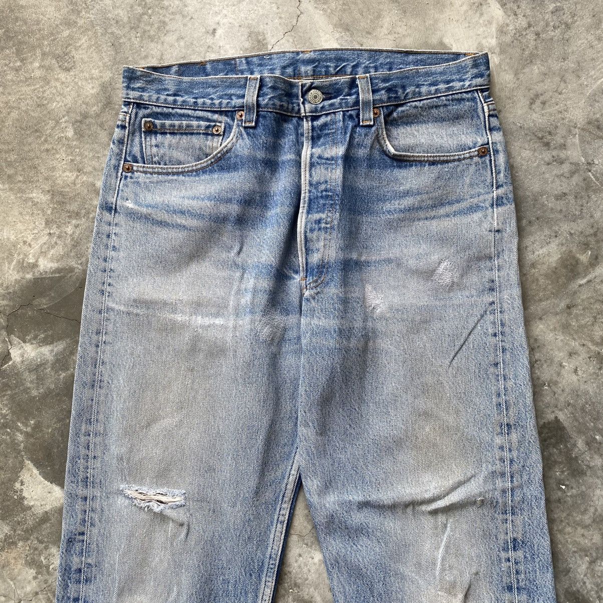Levi's × Levi's Vintage Clothing × Vintage Vintage 90s Levis Distressed Denim w32 Size US 32 / EU 48 - 9 Thumbnail