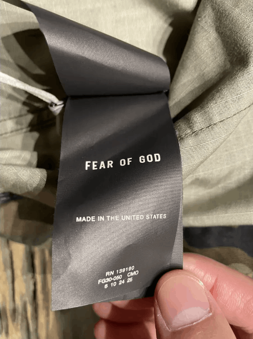 Fear of God FEAR OF GOD Green Camo Military Coat Size US L / EU 52-54 / 3 - 6 Thumbnail