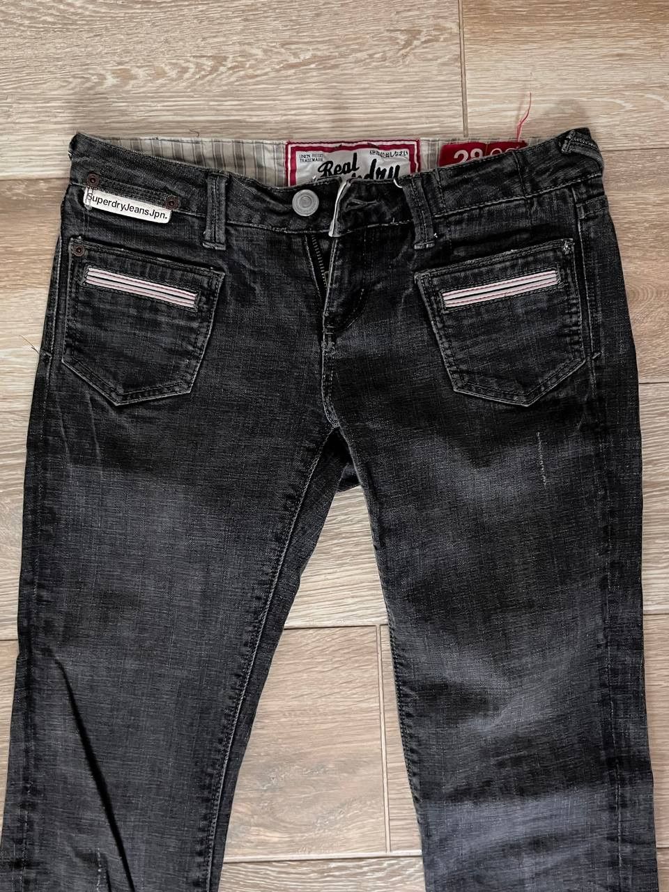Japanese Brand japan vintage low lending jeans Size 24" / US 00 / IT 34 - 3 Thumbnail