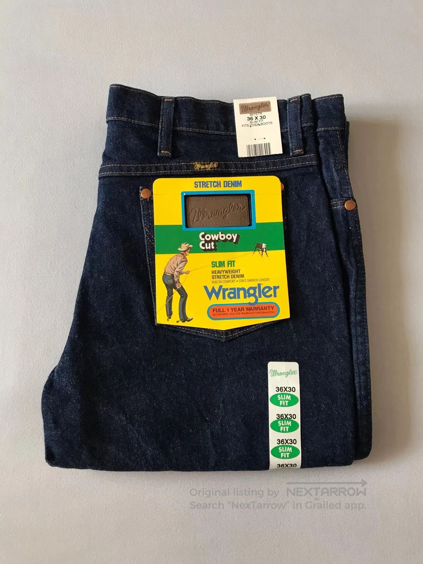 Wrangler Wrangler 937STR BootCut Jeans. Size US 36 / EU 52 - 1 Thumbnail