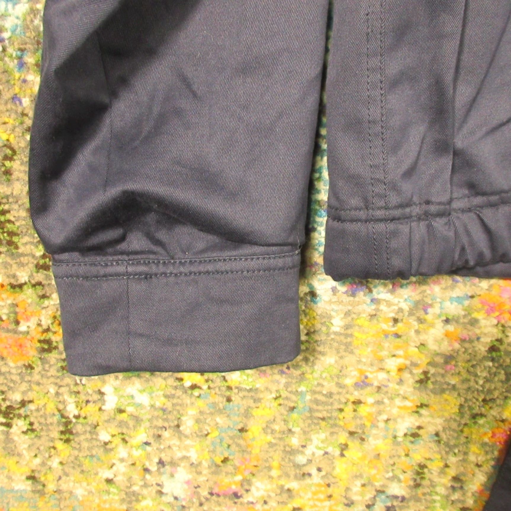 Banana Republic Banana Republic Blazer Jacket Womens Navy Cotton Canvas Short Sleeve Button Pockets City Classic Preppy Regular EUC Fall Winter Spring Size S / US 4 / IT 40 - 5 Thumbnail