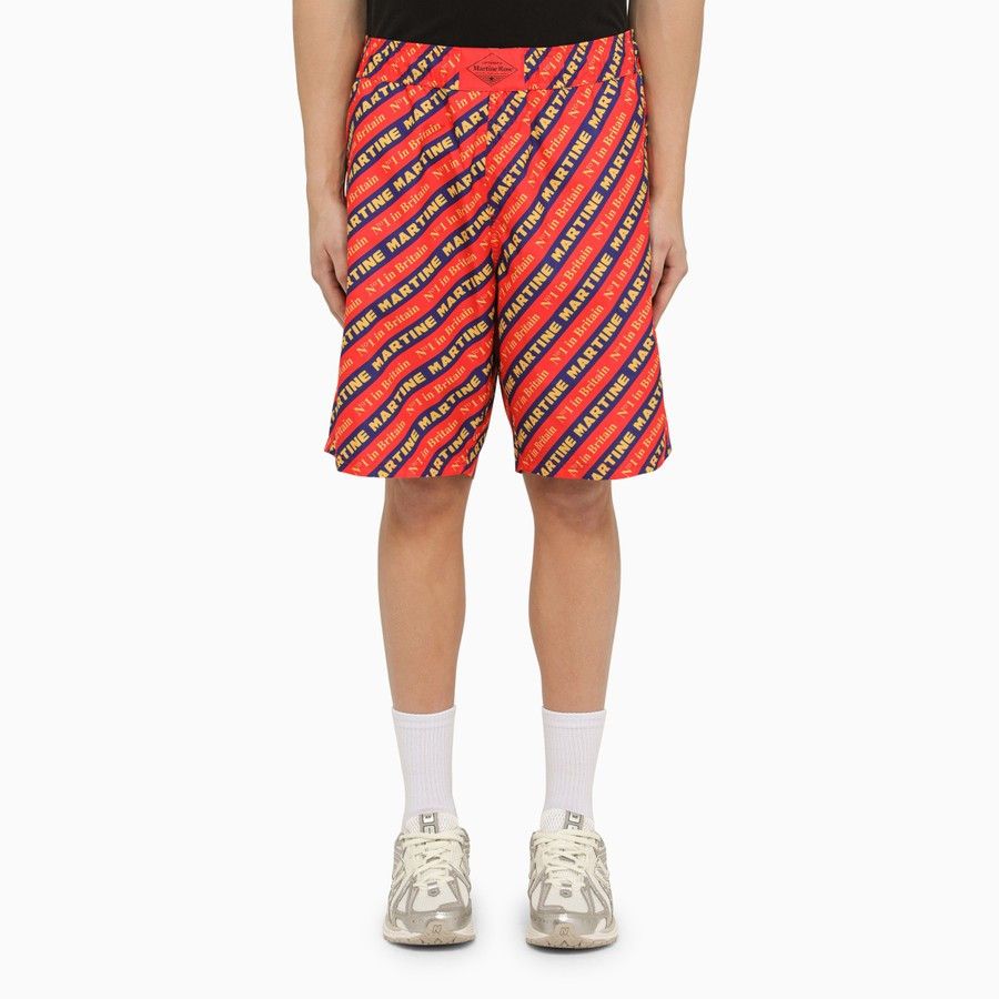 image of Martine Rose O1D2Blof0424 Shorts In Multicolor, Men's (Size 30)