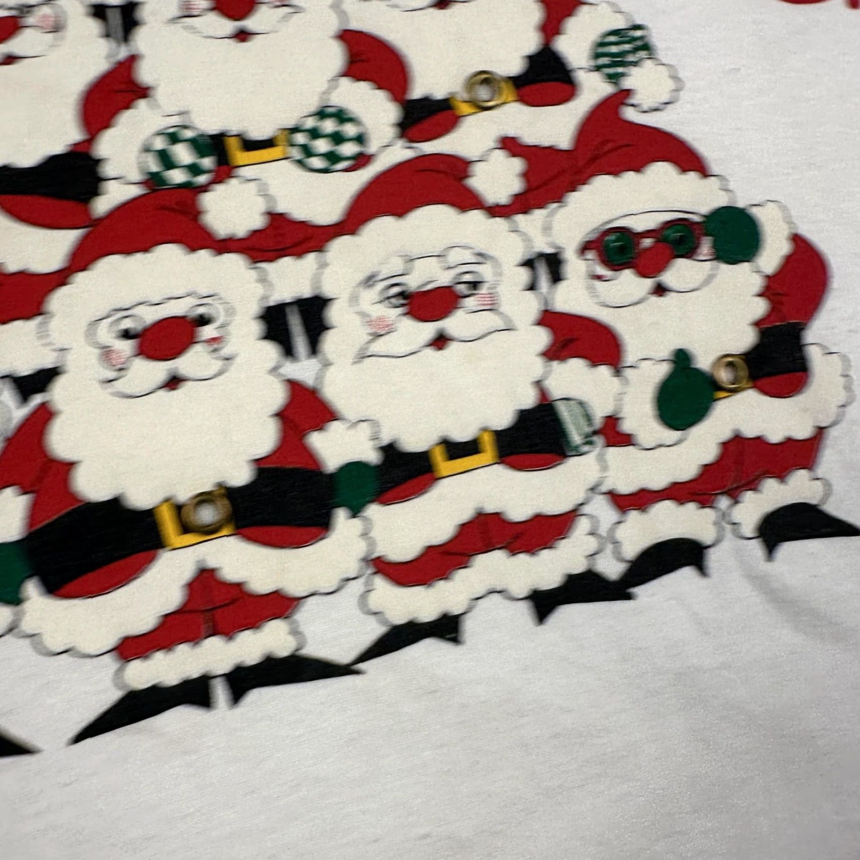 Vintage VINTAGE Santa Ho Ho Ho Shirt Mens Large White 1991 90s Christmas Graphic Print T-Shirt Mens Large White Santa Claus Xmas Vintage Size US L / EU 52-54 / 3 - 6 Thumbnail