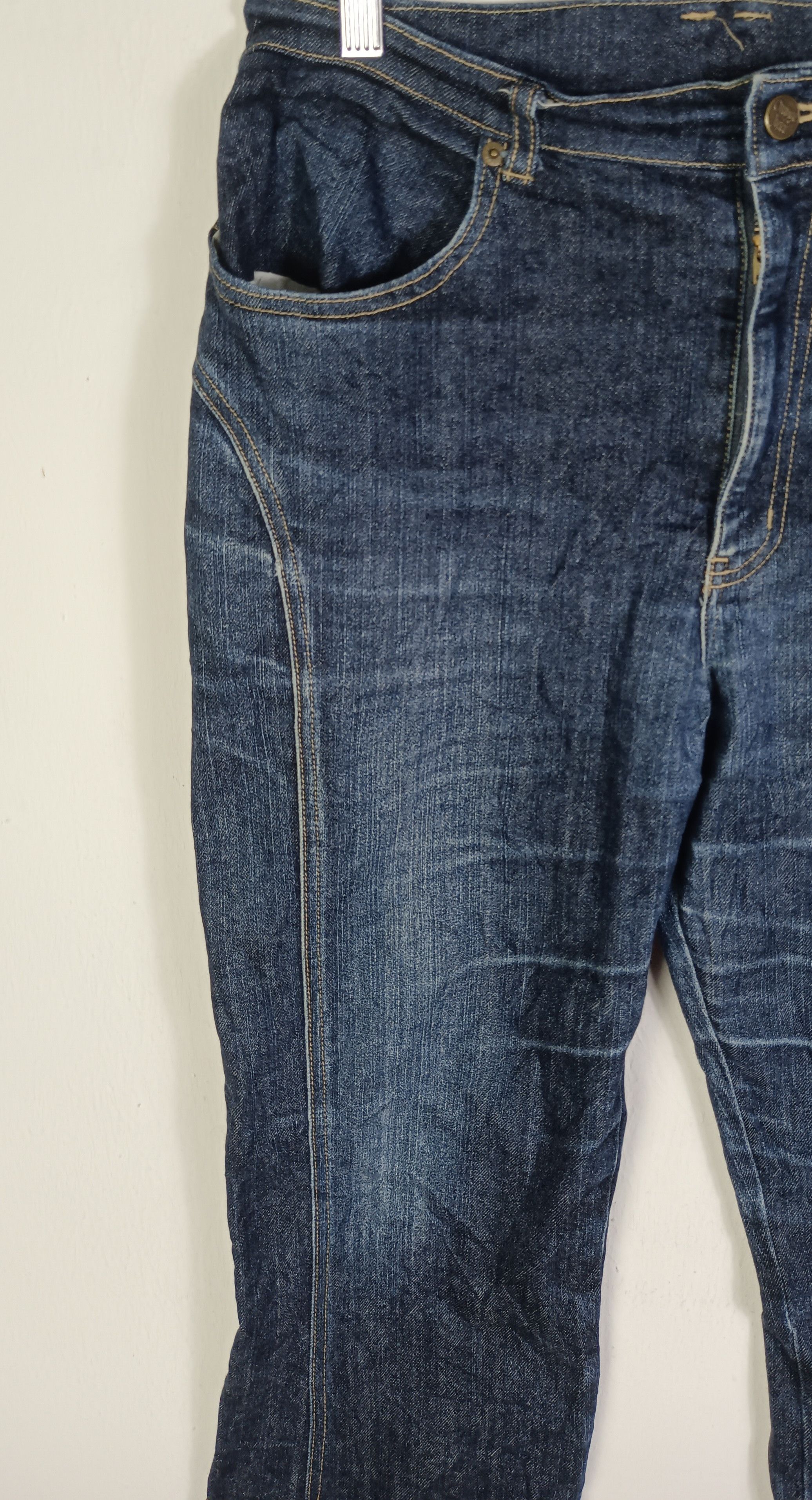 Japanese Brand Vintage💥 Flare Orange Juice jeans Size US 33 - 4 Thumbnail