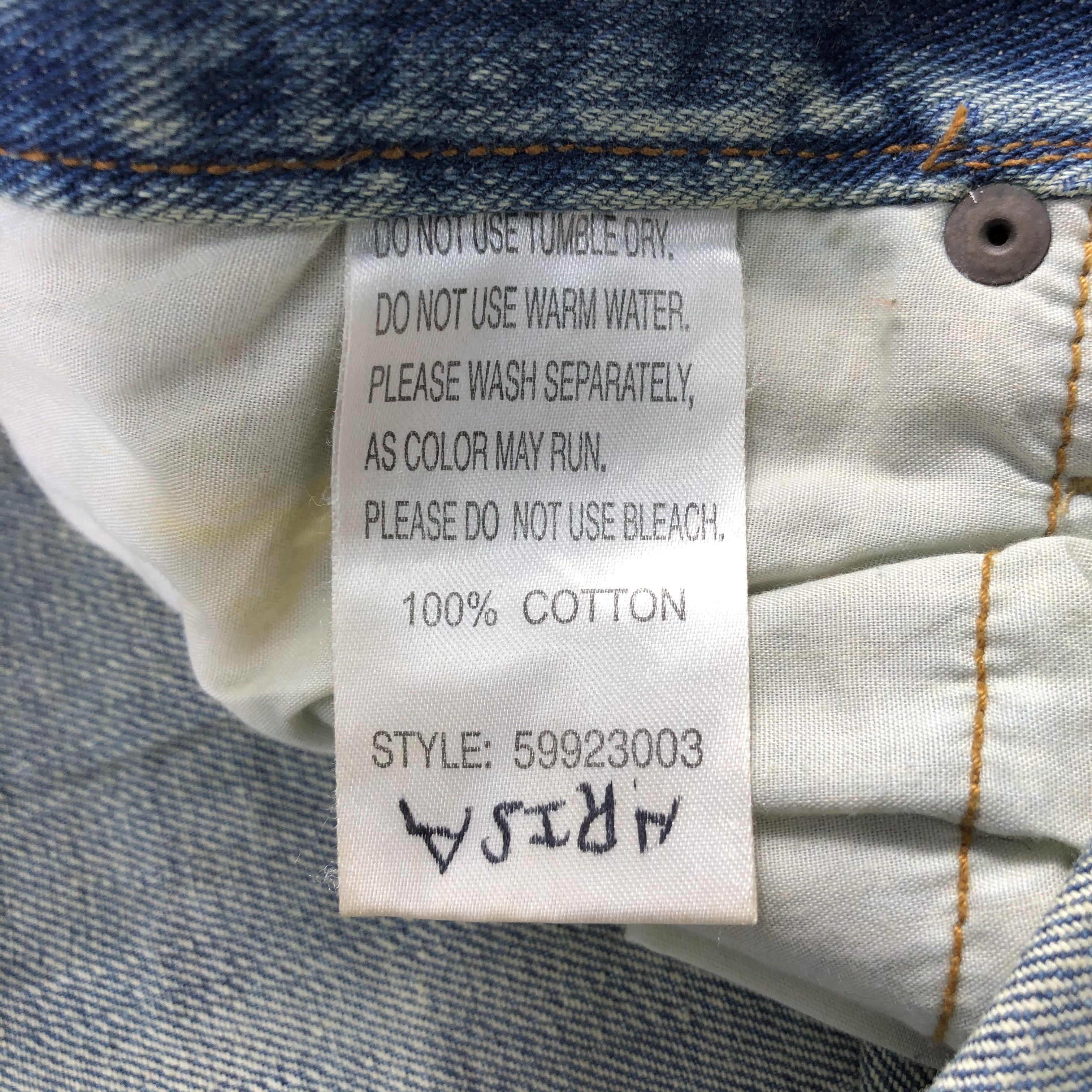 Japanese Brand Exhibitionist Jeans Distressed Denim KJ815 Size US 34 / EU 50 - 11 Thumbnail