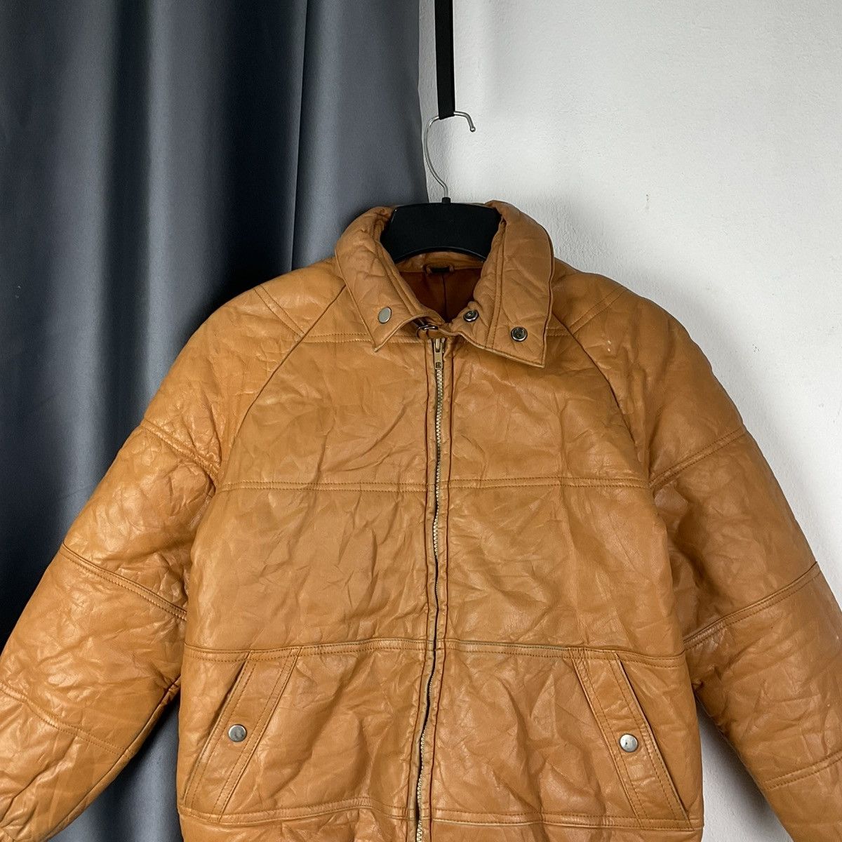 Genuine Leather × Japanese Brand Made in Japan cowhide down jacket Size US S / EU 44-46 / 1 - 3 Thumbnail