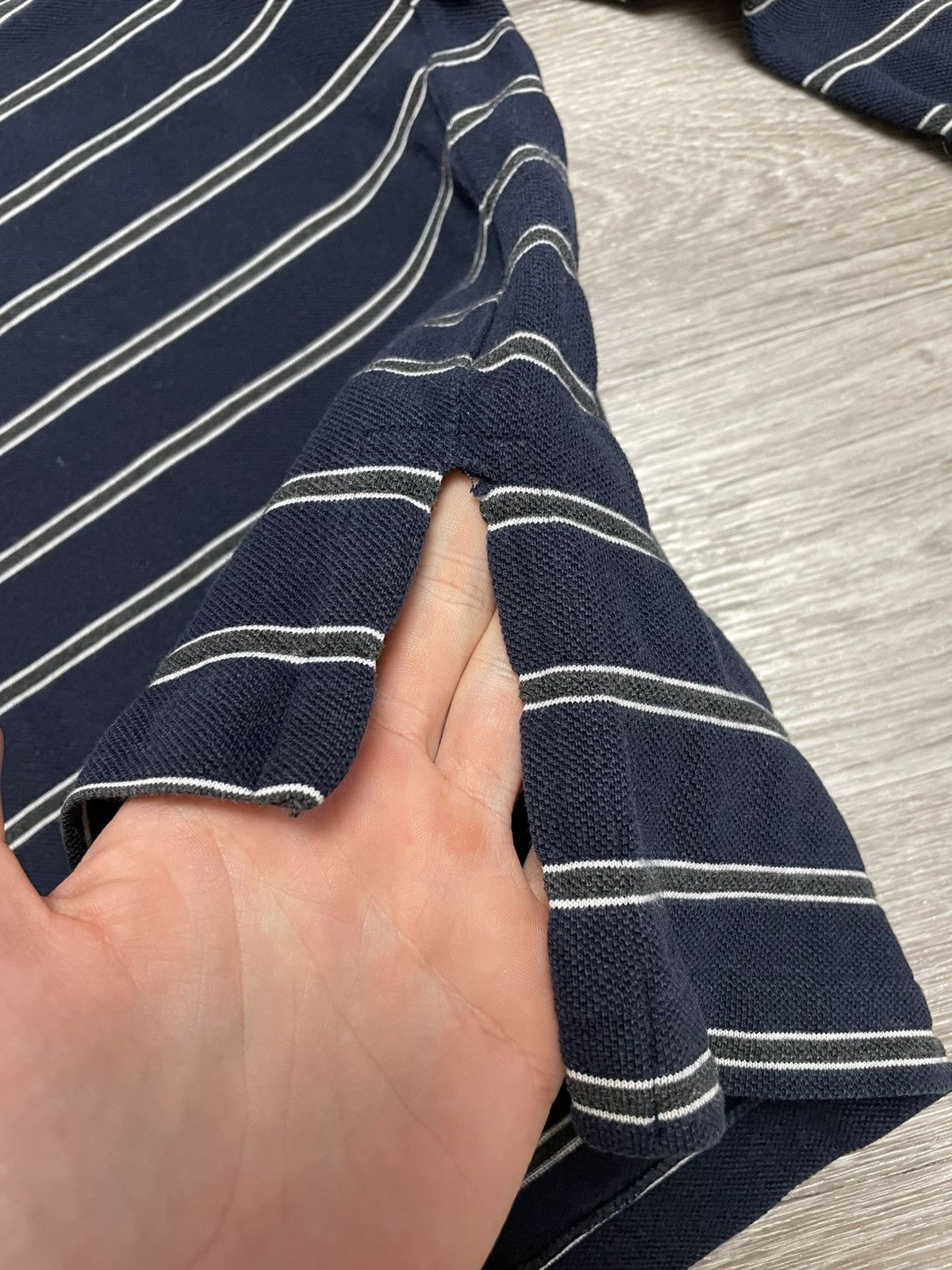 Polo Ralph Lauren Vintage Polo Ralph Lauren Striped Polo Long Sleeve Shirt Y2K Size US XL / EU 56 / 4 - 9 Thumbnail