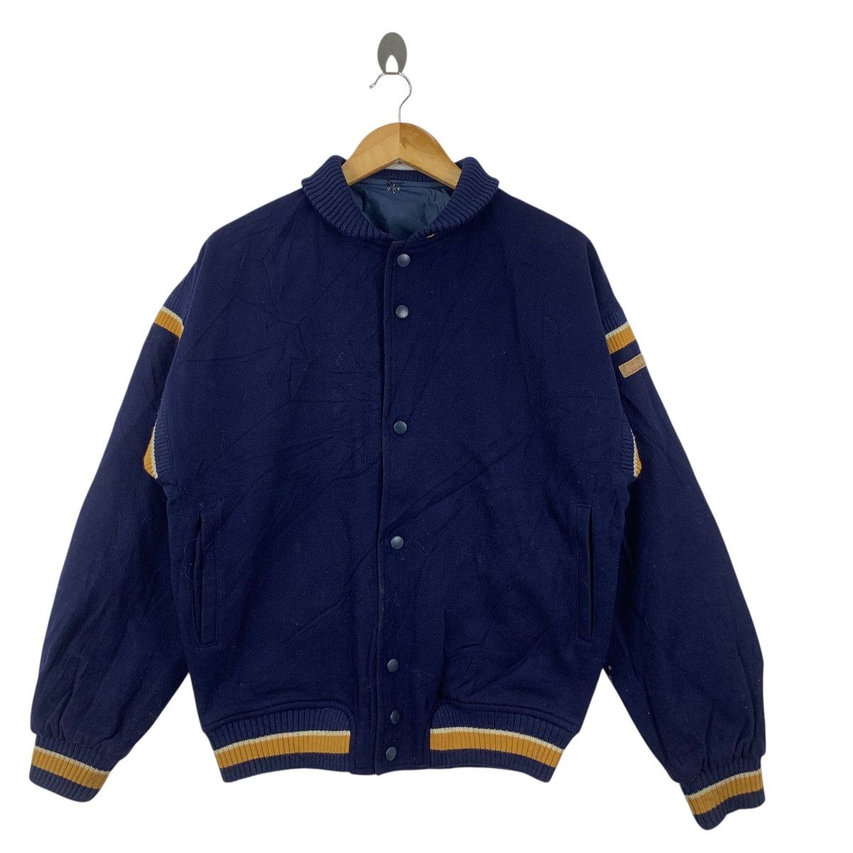 Mizuno Vintage 70’ MIZUNO WORLD WIN Baseball Varsity Jacket Bomber Size US L / EU 52-54 / 3 - 4 Thumbnail