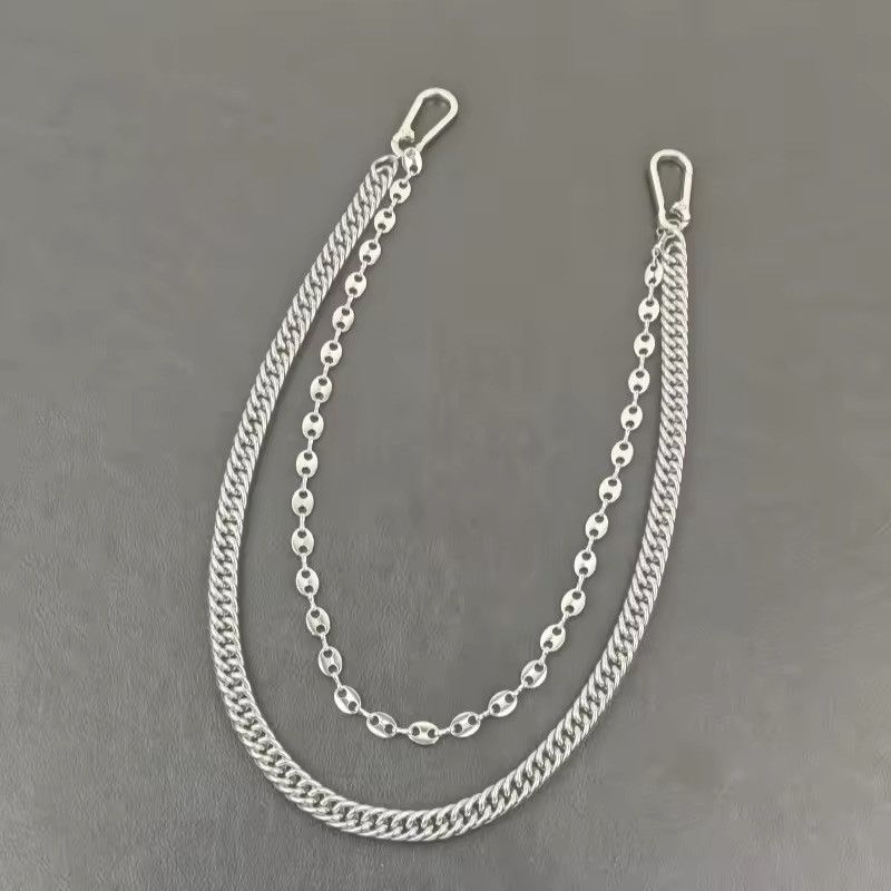 Jewelry double-layer cuban link pant chain Size ONE SIZE - 1 Thumbnail