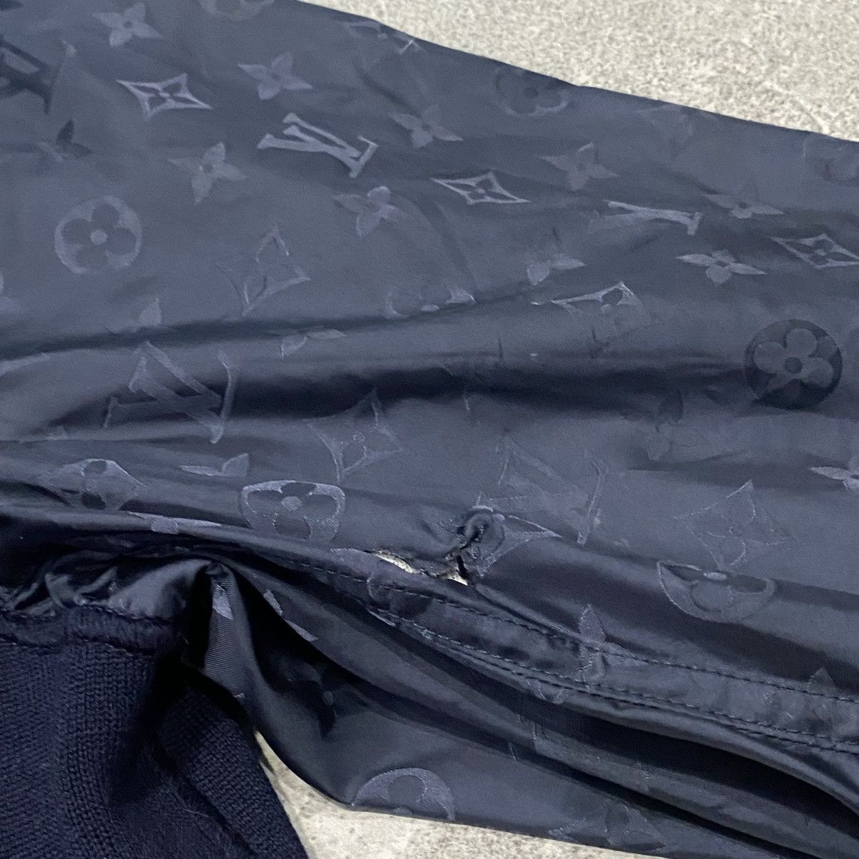 Louis Vuitton Louis Vuitton Wool Nylon Monogram Bomber Jacket Size US XXL / EU 58 / 5 - 5 Thumbnail