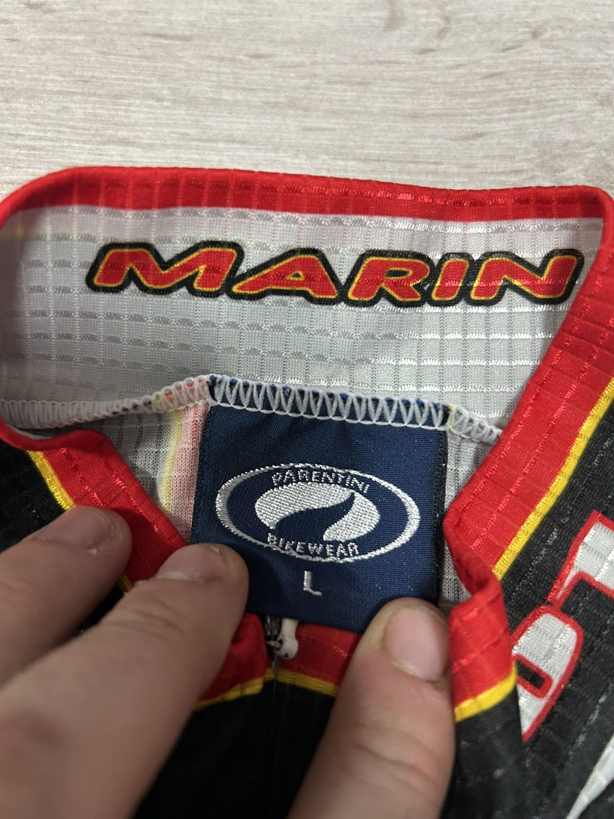 Other 90s MARIN Bikes Cycling Jersey Grey Made In Italy Vintage Size US M / EU 48-50 / 2 - 7 Thumbnail