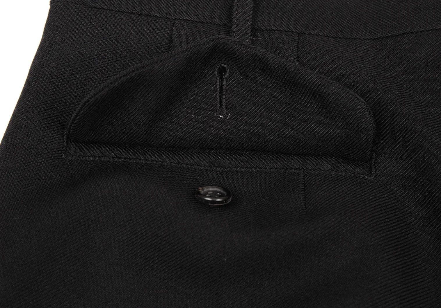 Comme des Garcons Homme Plus Polyester Tapered Pants in Black Size M Size US 34 / EU 50 - 13 Thumbnail