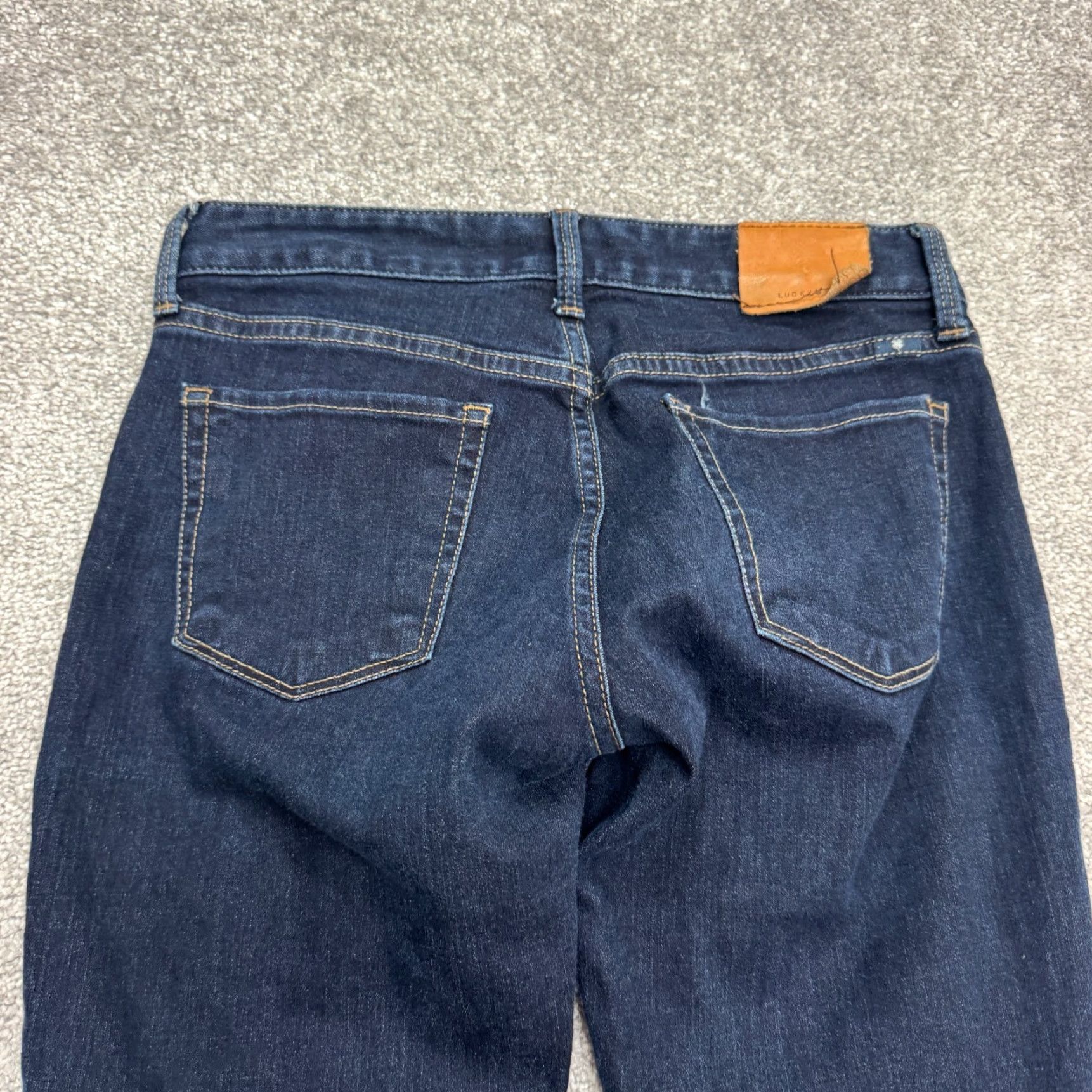 Lucky Brand Lucky Brand Jeans Capri Blue Den​im Mid Rise 27x27 Womens 00/34 - Dark Wash, 5-Pocket, Cotton Blend, Regular Fit Ladies Jeans Size 24" / US 00 / IT 34 - 4 Thumbnail