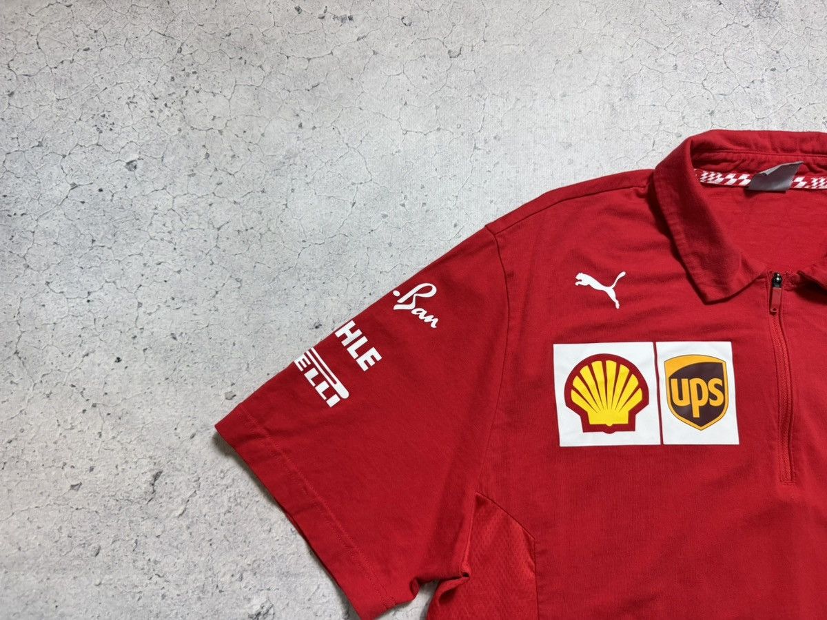 Ferrari × Puma Puma Ferrari Pirelli Racing Polo Shirt Vintage Size US XL / EU 56 / 4 - 4 Thumbnail