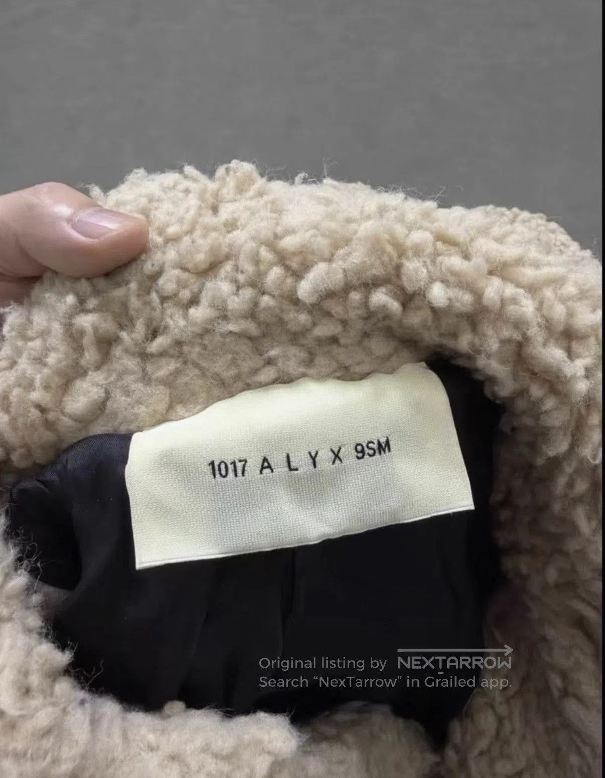 1017 ALYX 9SM White Long Sherpa Coat . Size US M / EU 48-50 / 2 - 6 Thumbnail