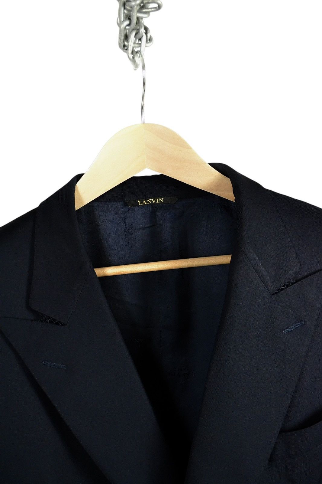 Lanvin Lanvin Double-Breasted Wool Blazer Size 52L - 11 Thumbnail