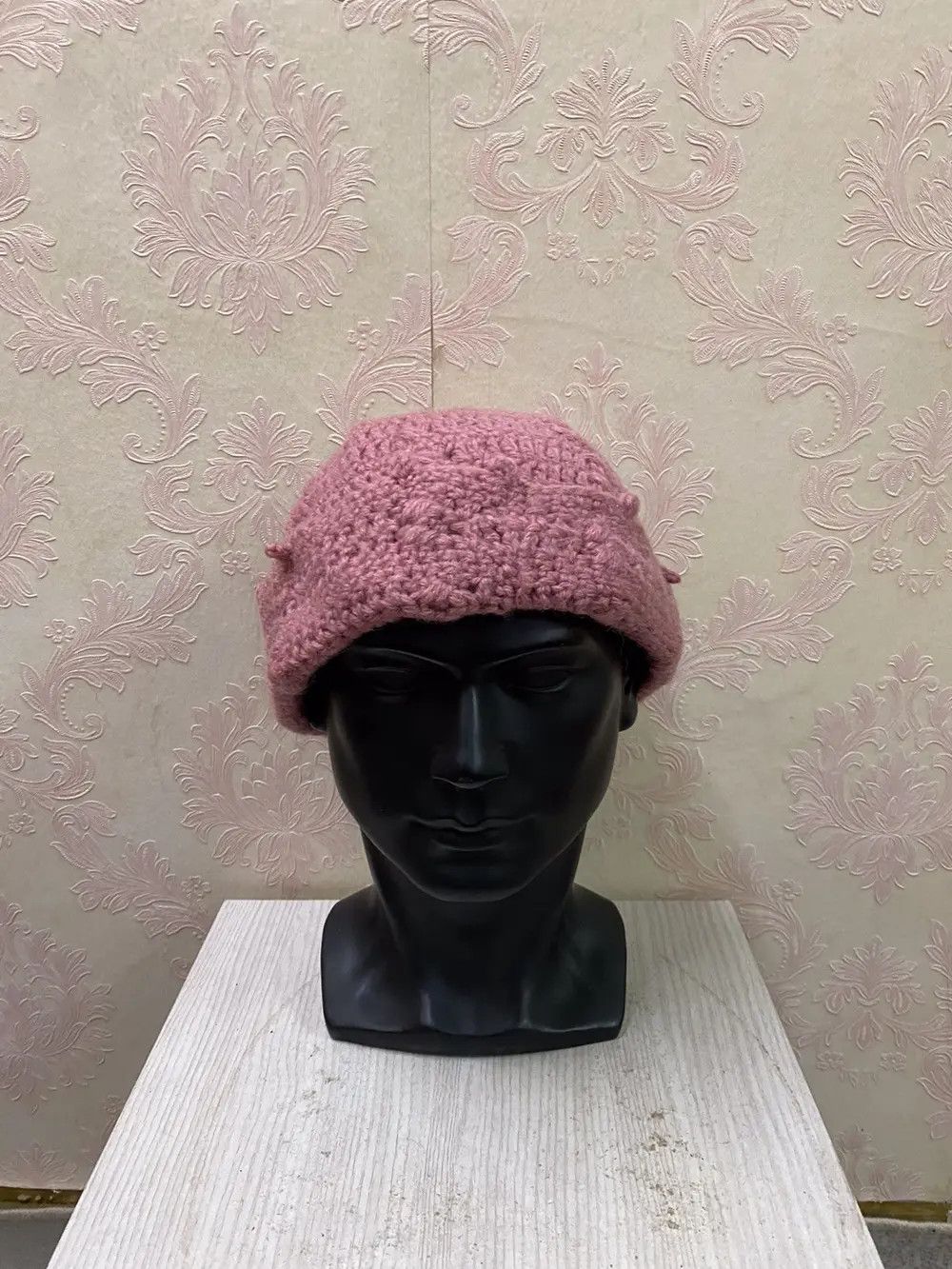 Japanese Brand × Vintage Japanese Brand Rare Design Knit Beanie Hat Size ONE SIZE - 3 Thumbnail