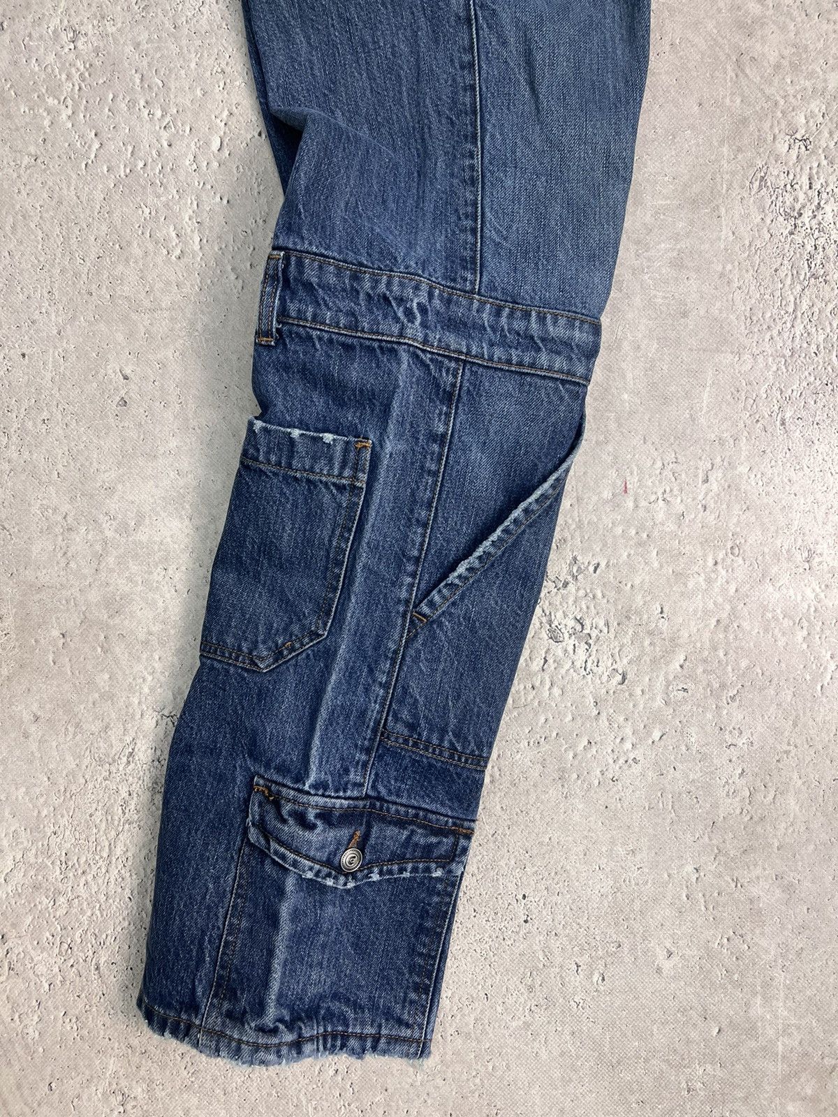 14th Addiction × Japanese Brand × Le Grande Bleu (L.G.B.) Junya Watanabe G Star Style Raw Bondage GOA Cargo Pants Size US 32 / EU 48 - 10 Thumbnail