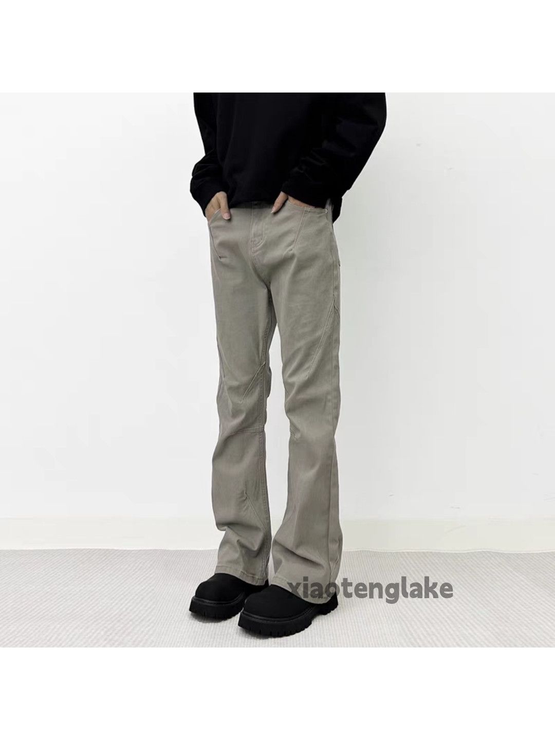 Designer × Japanese Brand × Vintage Unisex utility skate hiphop punk work bootcut flared pants Size US 33 - 5 Thumbnail