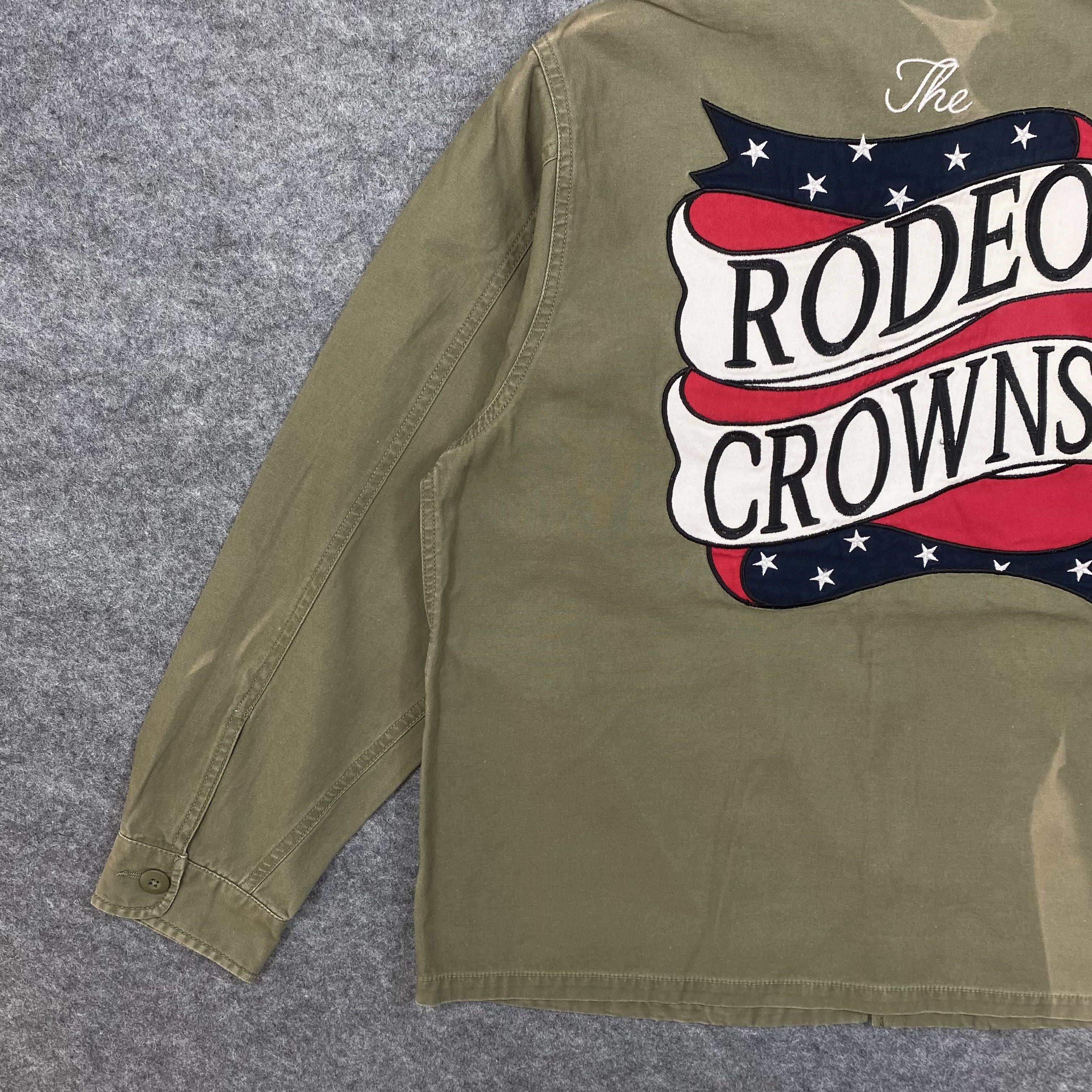 Japanese Brand RODEO CROWNS Wide Japanese Brand Military Shirt Jacket-J598 Size US L / EU 52-54 / 3 - 8 Thumbnail