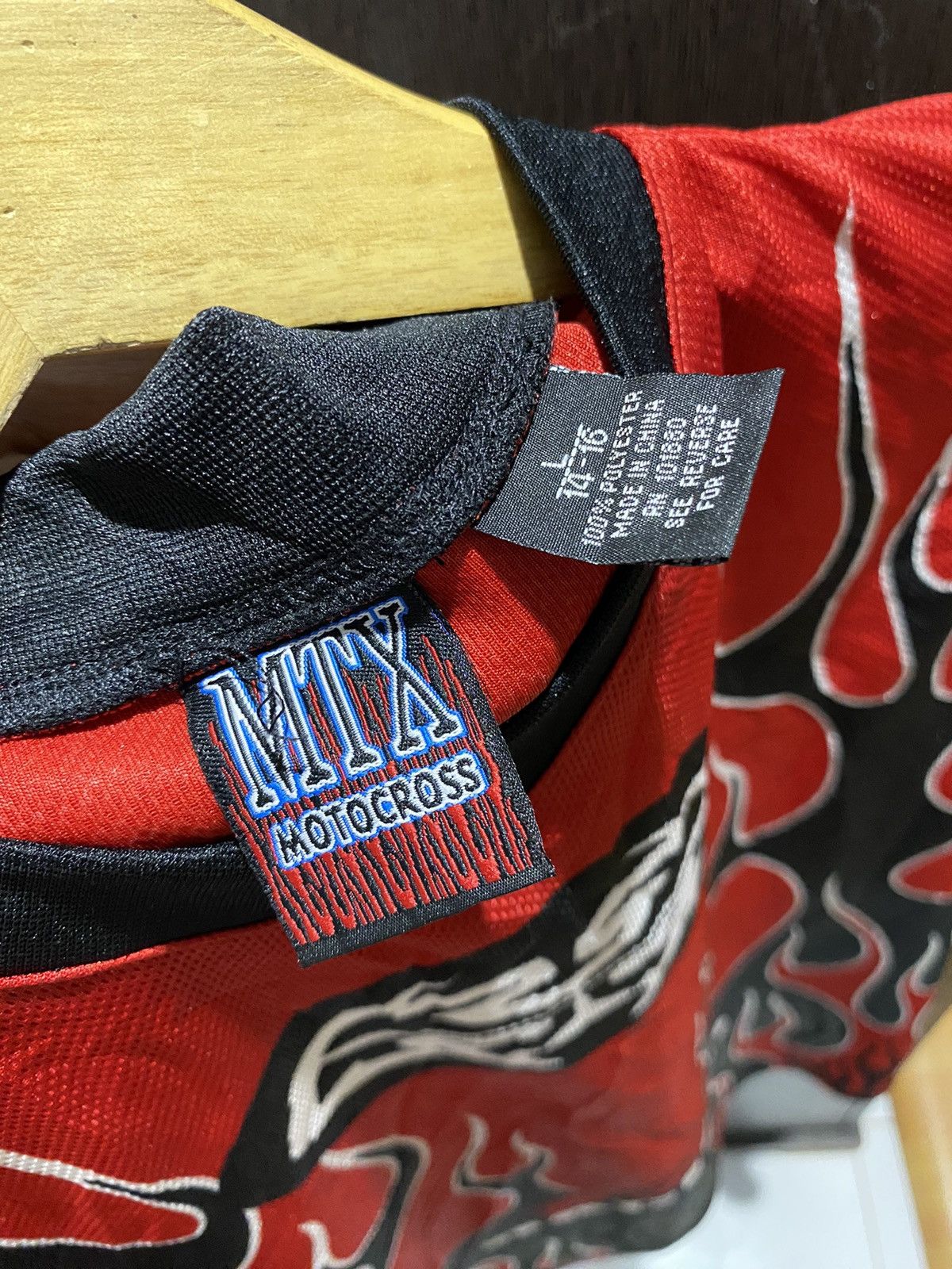 Gear for Sports × Sports Specialties × Vintage 2000s MTX Motocross flame jersey Size US L / EU 52-54 / 3 - 7 Thumbnail