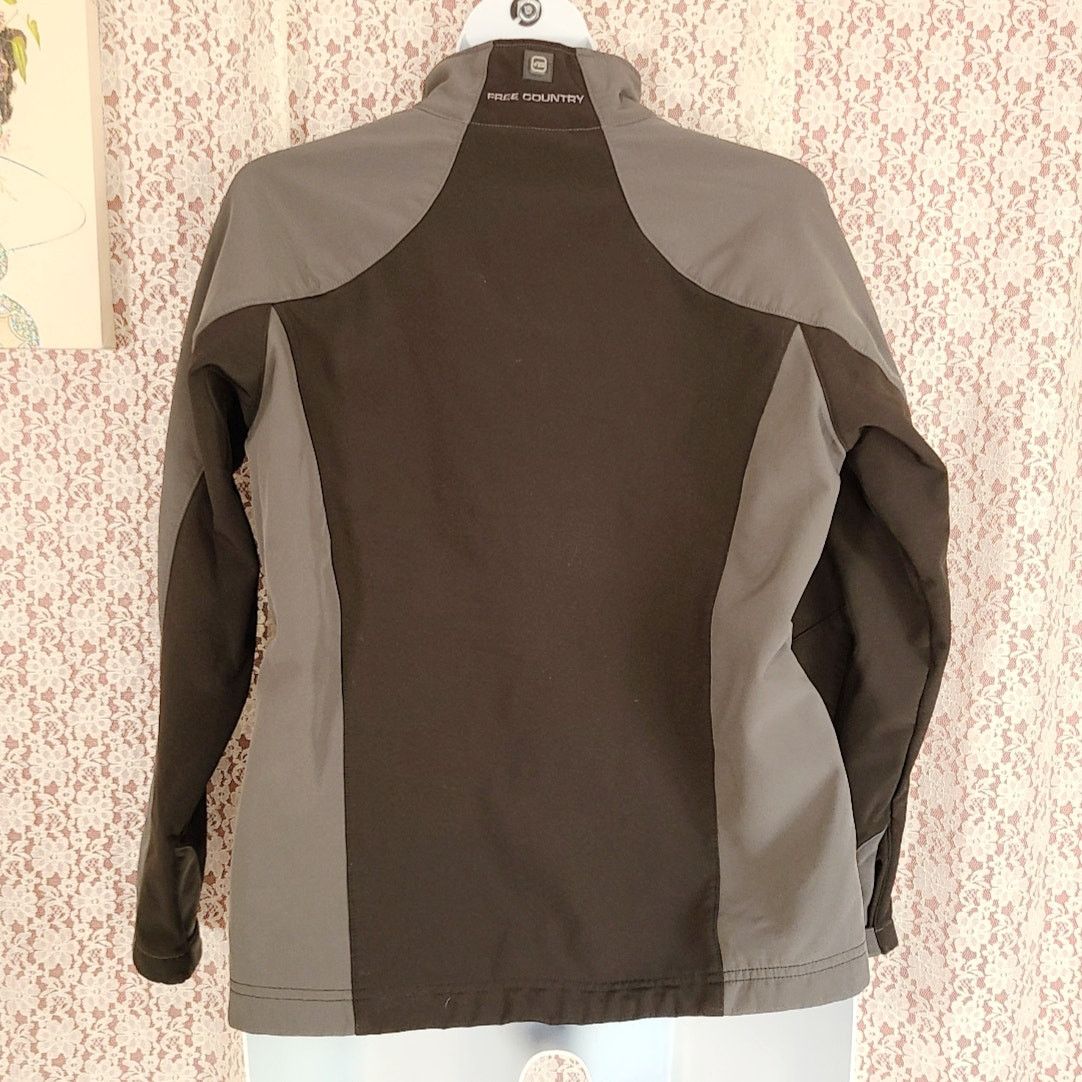 Free Country Free Country black gray full zip colorblock jacket size xl Size US XL / EU 56 / 4 - 3 Thumbnail