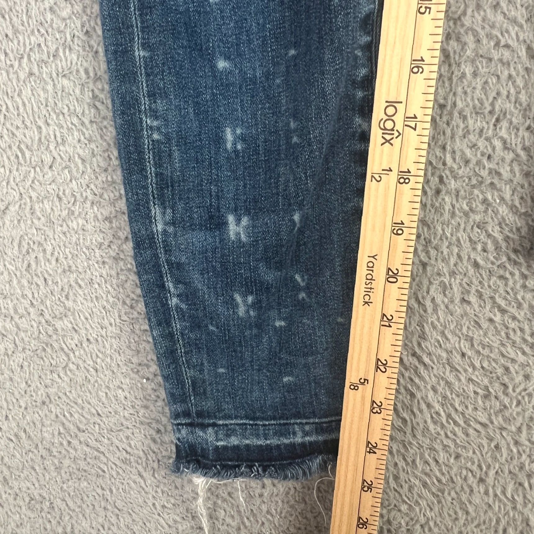 Citizens Of Humanity Citizens of Humanity Womens 27 Rocket Crop High Rise Skinny Jeans Blue 90s Size 27" / US 4 / IT 40 - 4 Thumbnail