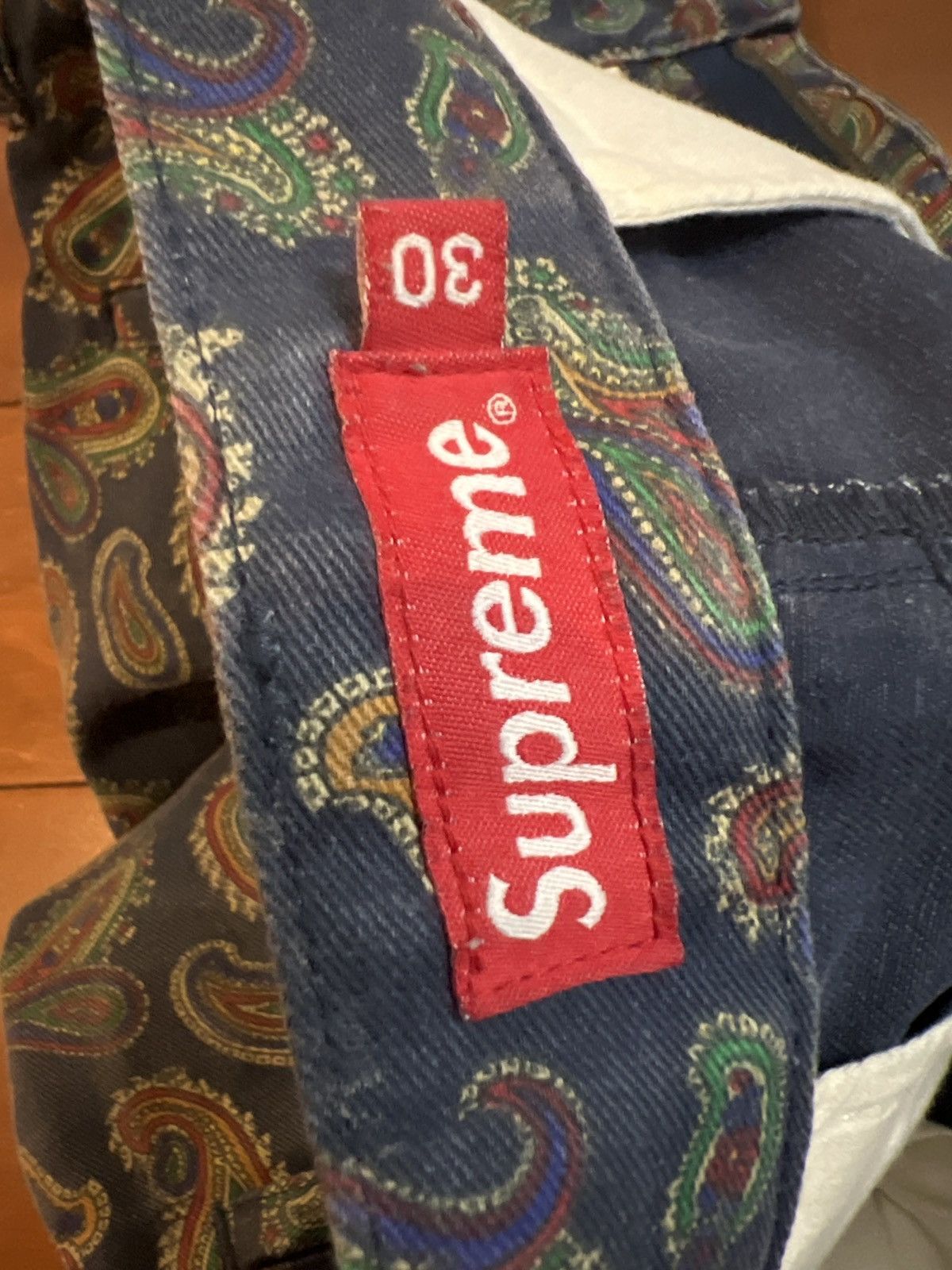Supreme Supreme paisley work pants trouser 13fw Size US 30 / EU 46 - 5 Thumbnail