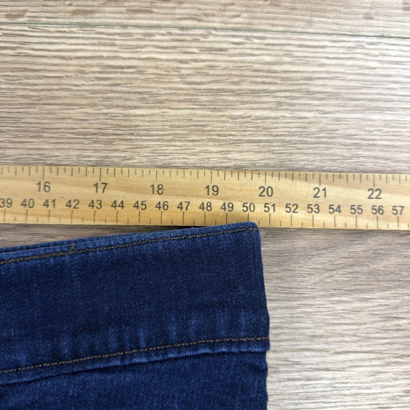 Lee Lee Jeans Womens 18W Plus Blue Flex Motion Regular Fit Straight Leg High Rise 30in Inseam Size 40" / US 18 - 5 Thumbnail