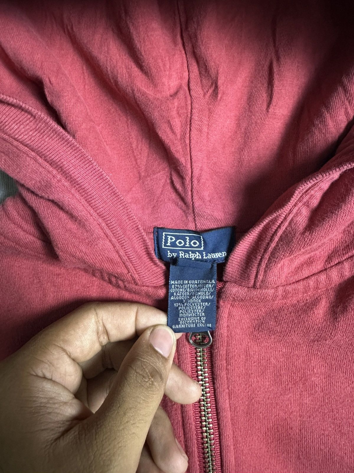 Polo Ralph Lauren × Vintage Vintage Polo Ralph Lauren Rare Logo Zipper Hoodie Size US M / EU 48-50 / 2 - 4 Thumbnail