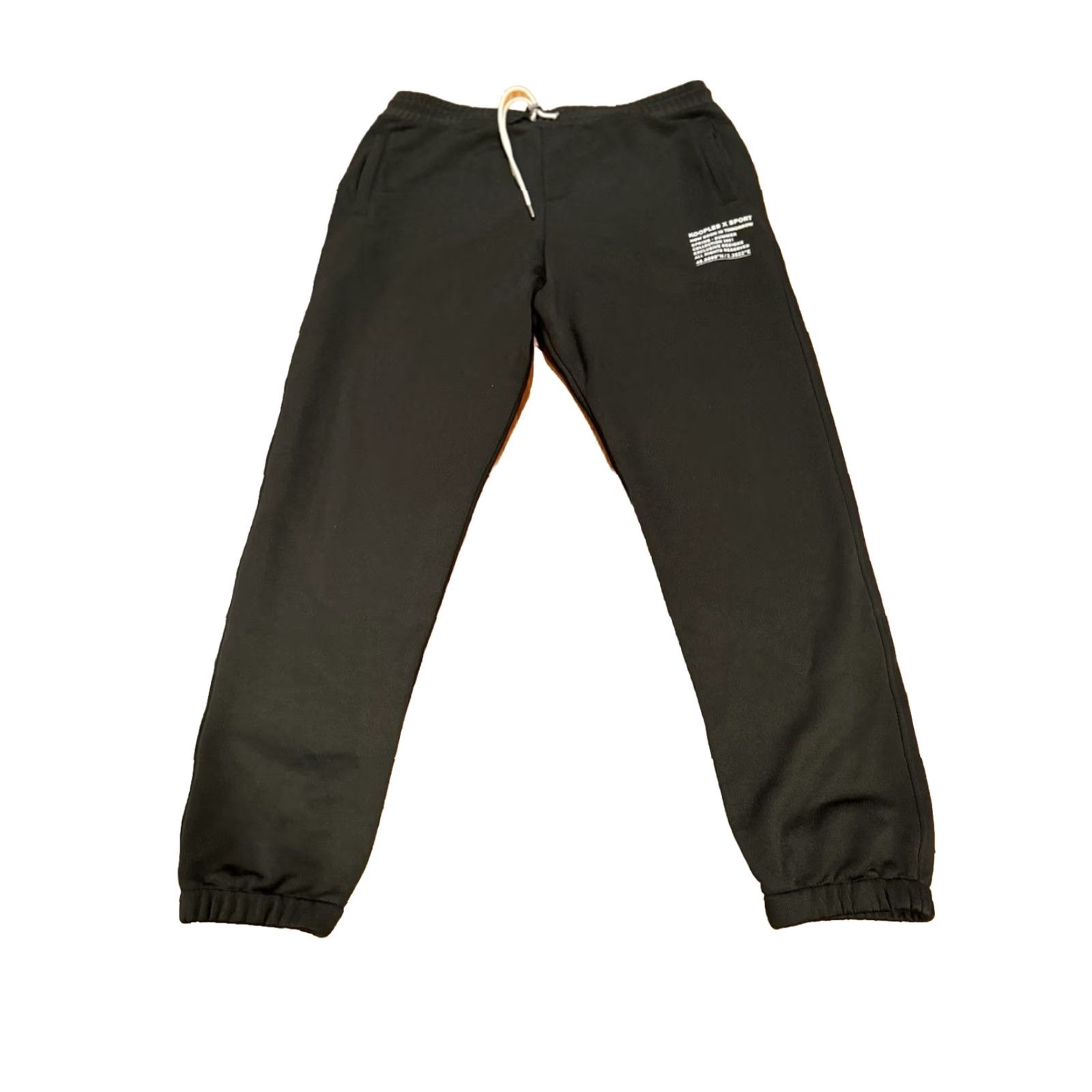 The Kooples THE KOOPLES x SPORT SLIM FIT SWEATPANTS/JOGGERS L TECH FABRIC XL BLACK Men Pants Jogger Slim Brew Size US 36 / EU 52 - 3 Thumbnail