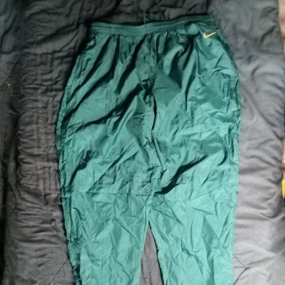 Nike Vintage 90s Nike Wind Pants Joggers Trainers Green Size US 32 / EU 48 - 3 Thumbnail