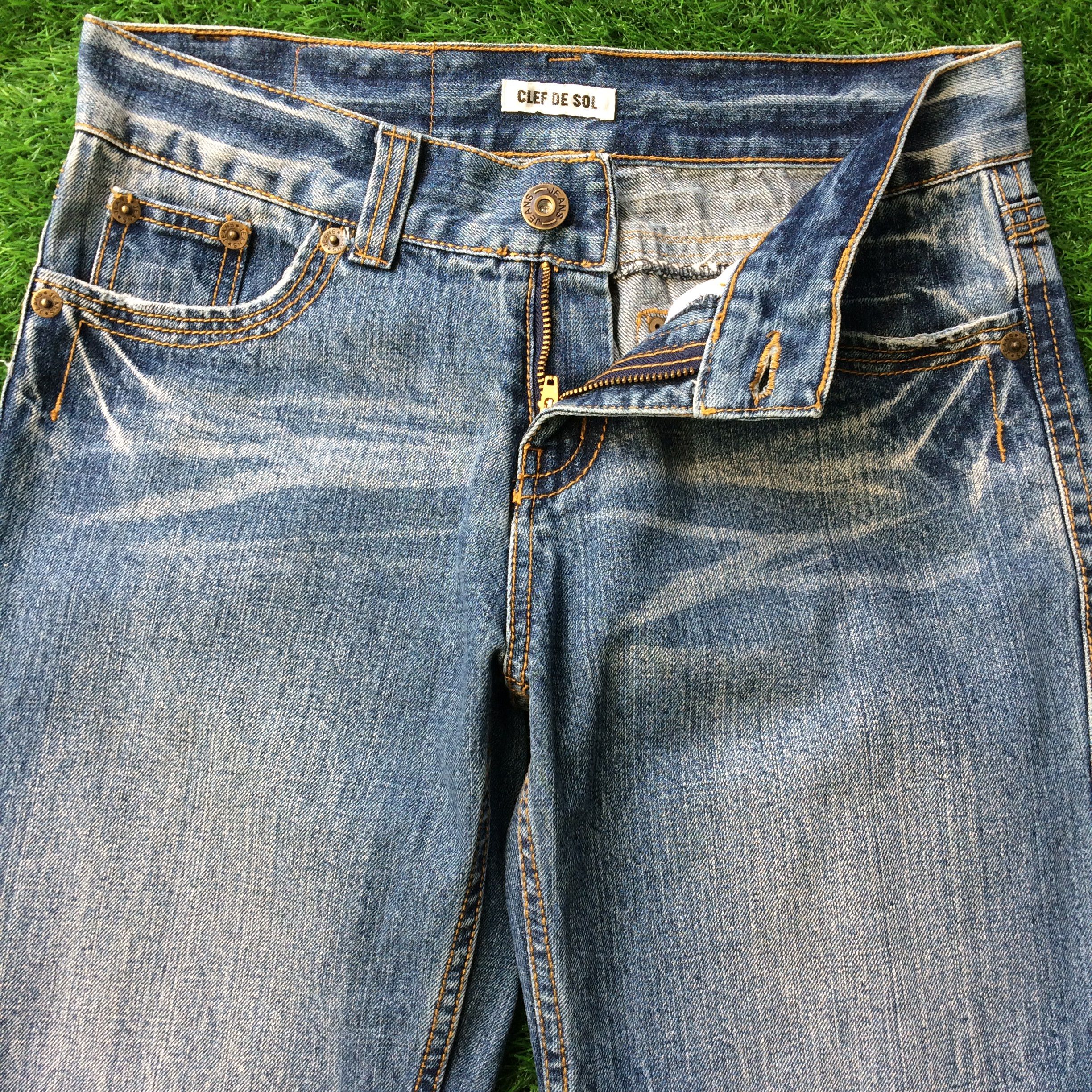 Japanese Brand Japanese Low Waist Straight Leg Denim Jeans D-693 Size US 30 / EU 46 - 3 Thumbnail