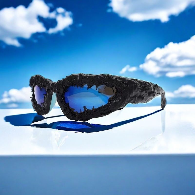 Electric Visual Vibe Street ins style custom avant-garde sunglasses Size ONE SIZE - 3 Thumbnail