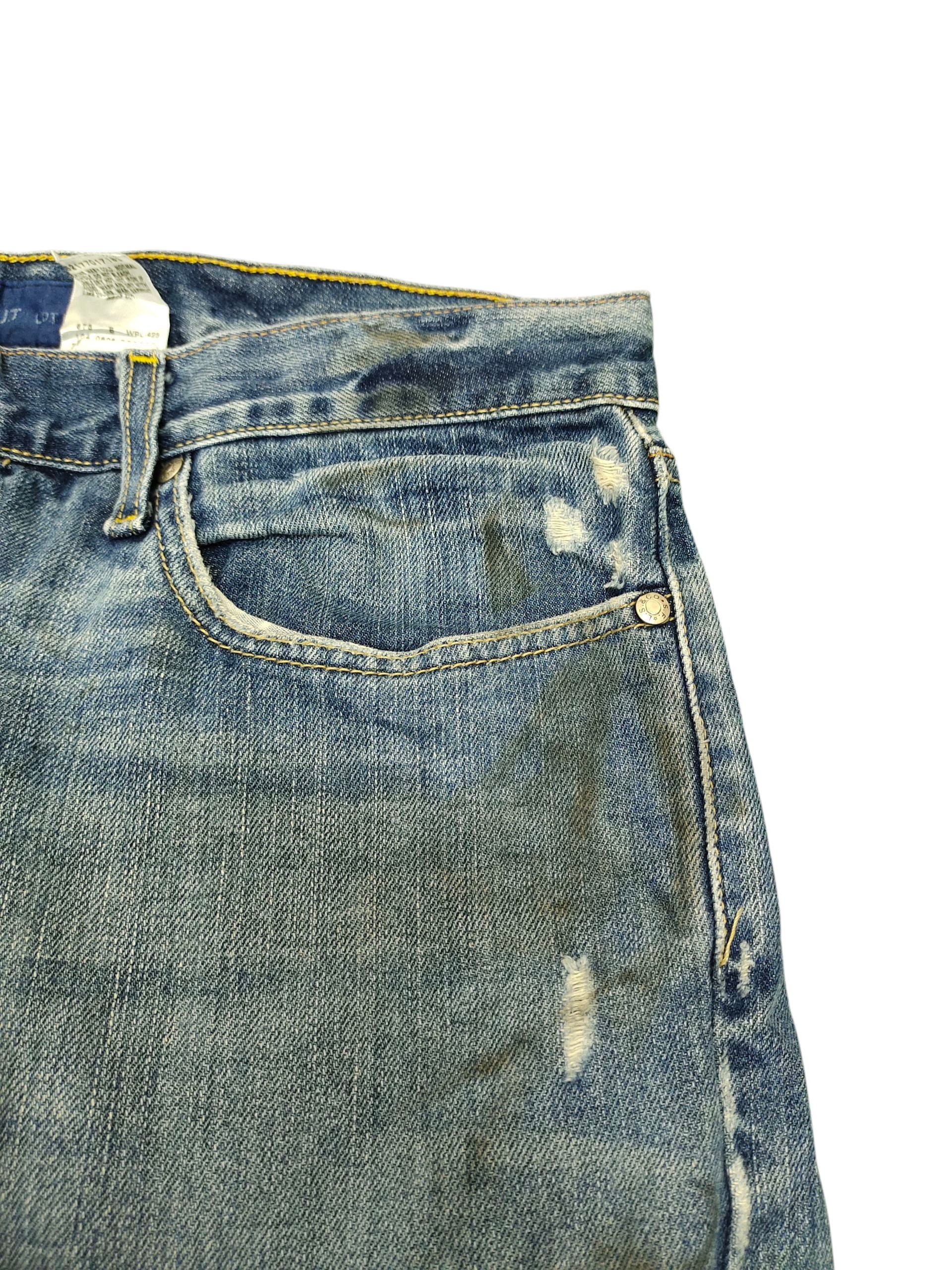 If Six Was Nine Flare Jeans Levis 527 Low Boot Cut Denim Distress Faded Size US 34 / EU 50 - 15 Thumbnail