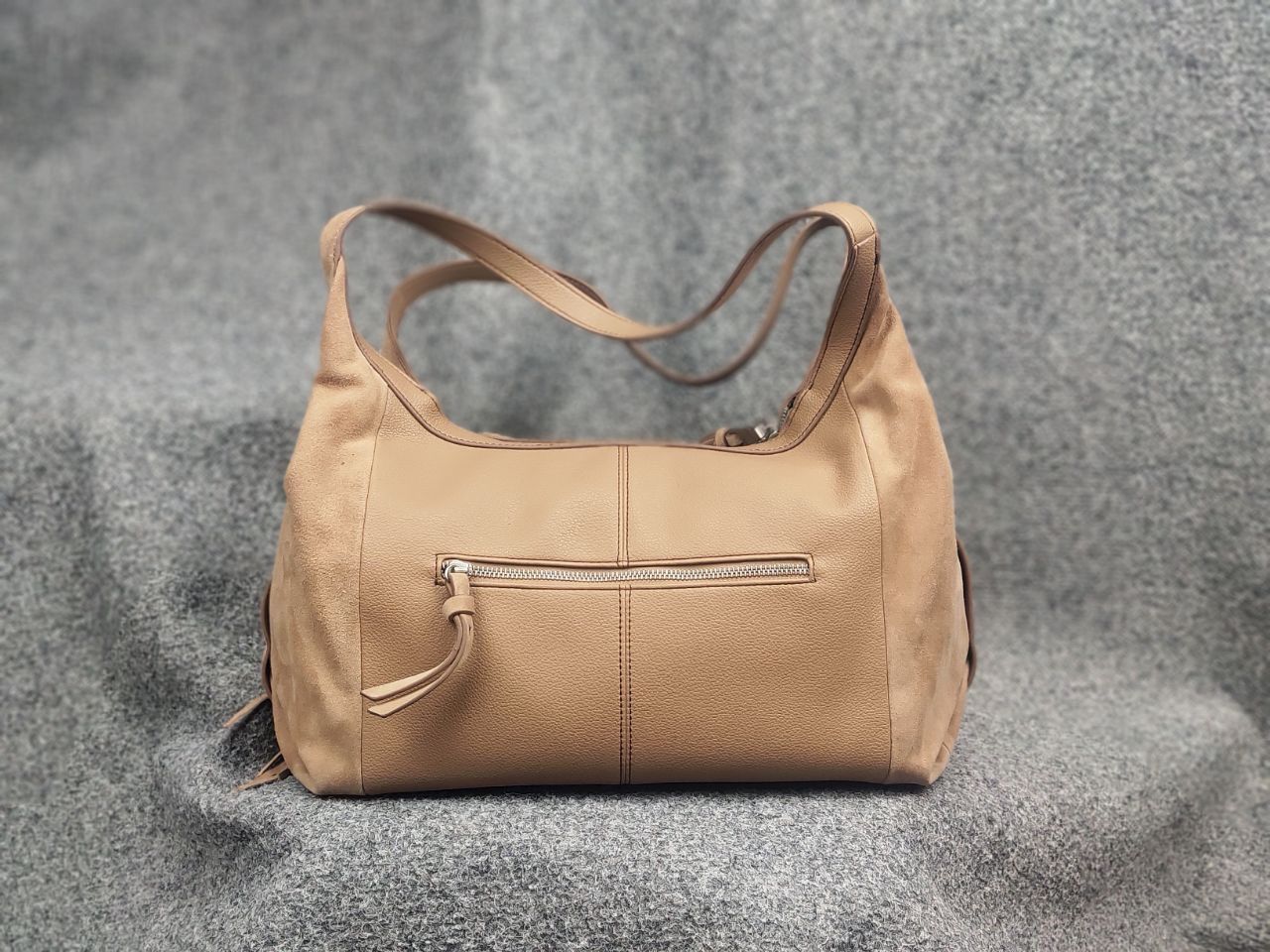 Vintage FredsBruder suede Leather fringe tan shoulder handbags Size ONE SIZE - 6 Thumbnail